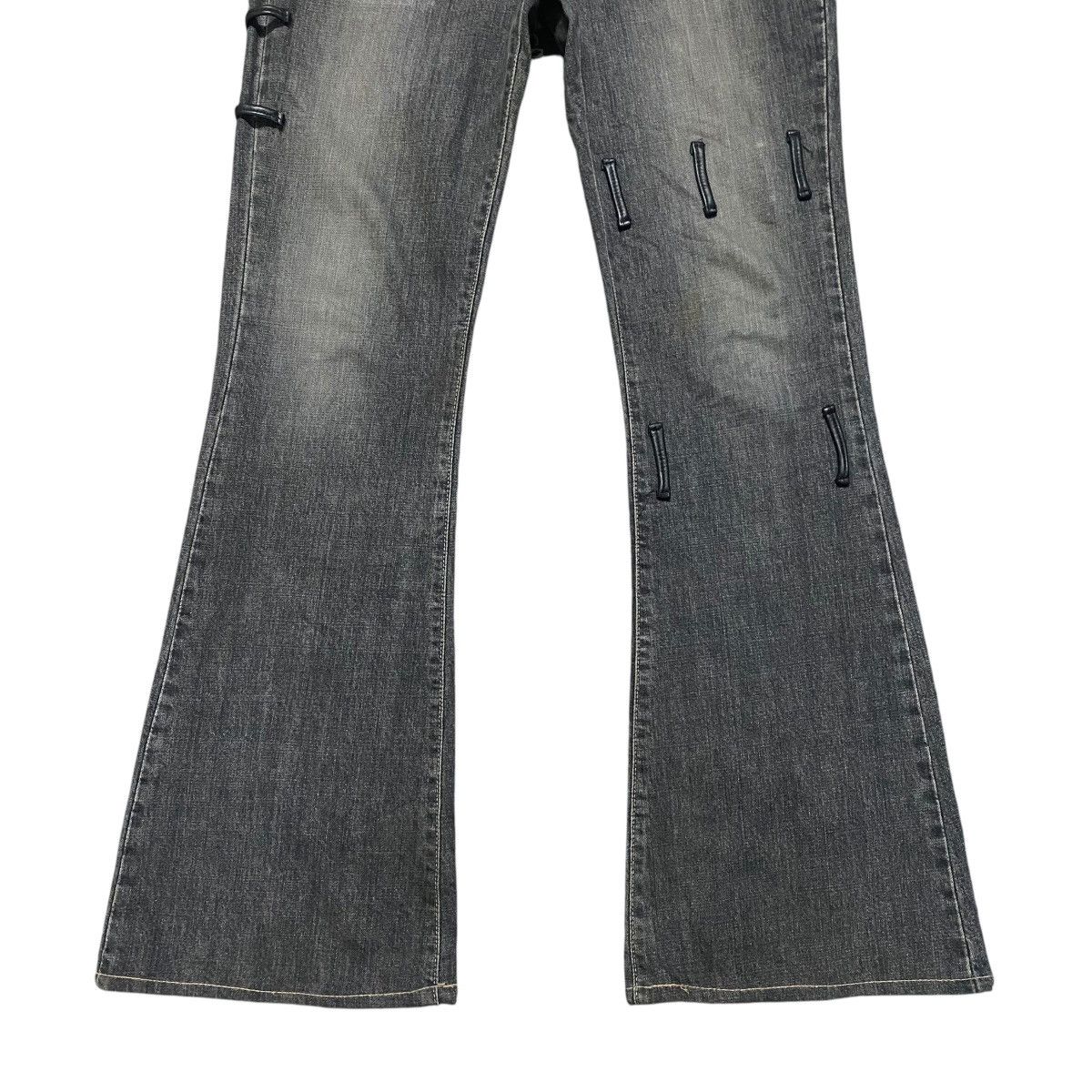 Edwin Vintage Edwin 800sx Black Denim Super Flare Jeans Size US 32 / EU 48 - 6 Thumbnail