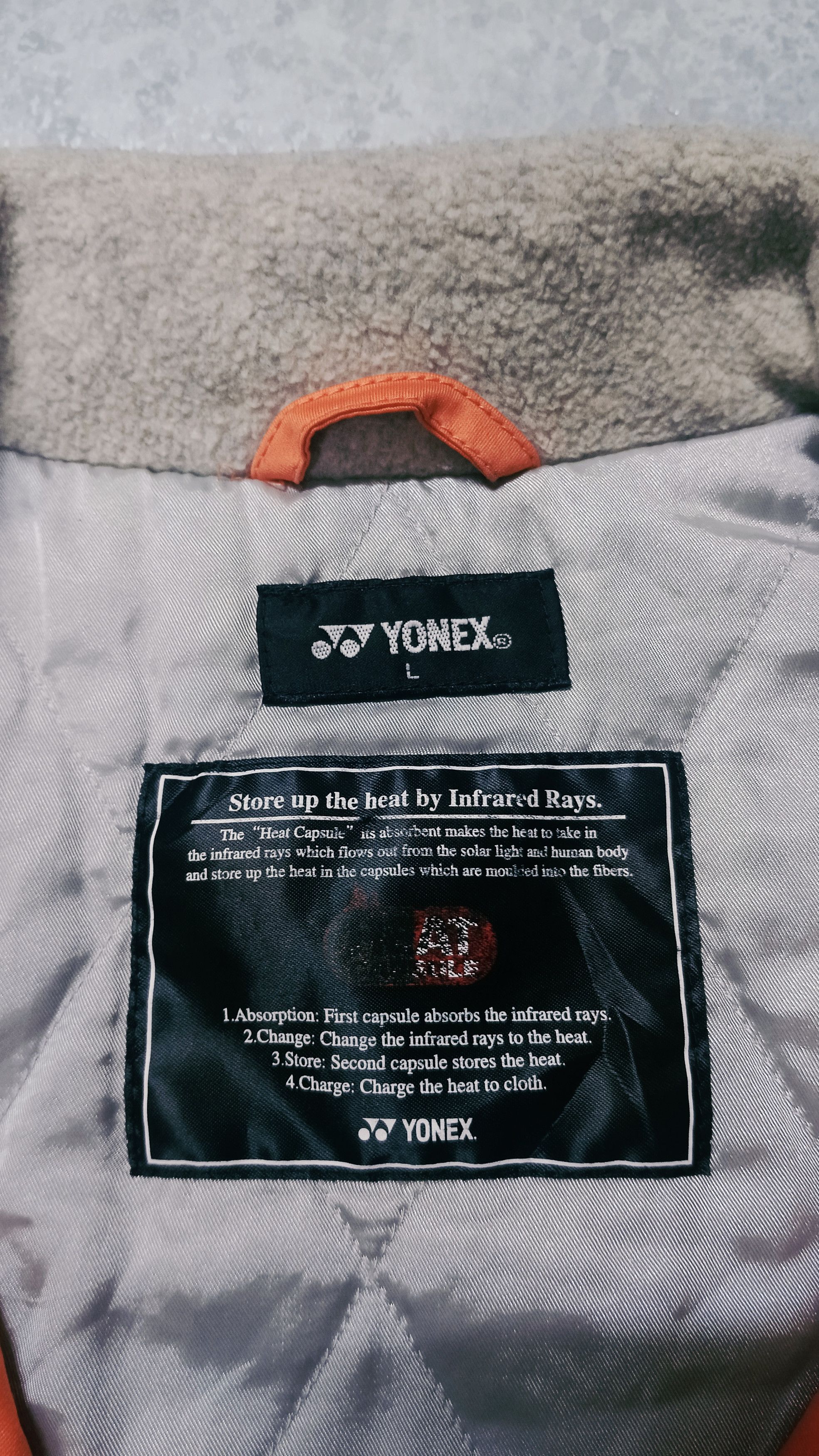 Japanese Brand Vintage Yonex Half Zipper Heat Capsule Light Jacket Size US L / EU 52-54 / 3 - 8 Thumbnail