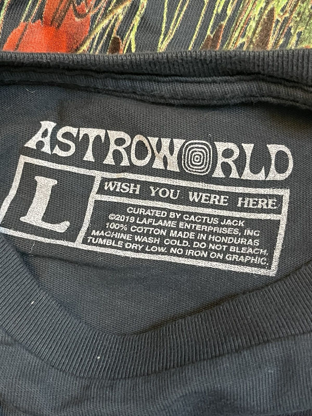 Travis Scott Travis Scott Astroworld Europe Exclusive Tee Size Large Size US L / EU 52-54 / 3 - 3 Thumbnail
