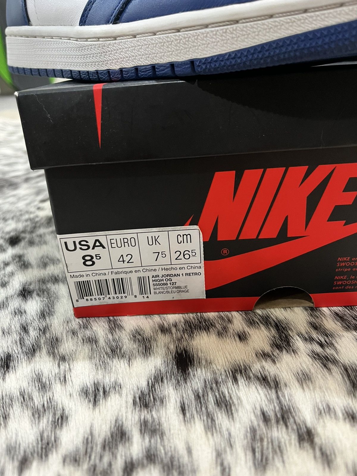Jordan Brand 2016 OG Retro storm blue Jordan 1 Size US 8.5 / EU 41-42 - 2 Thumbnail