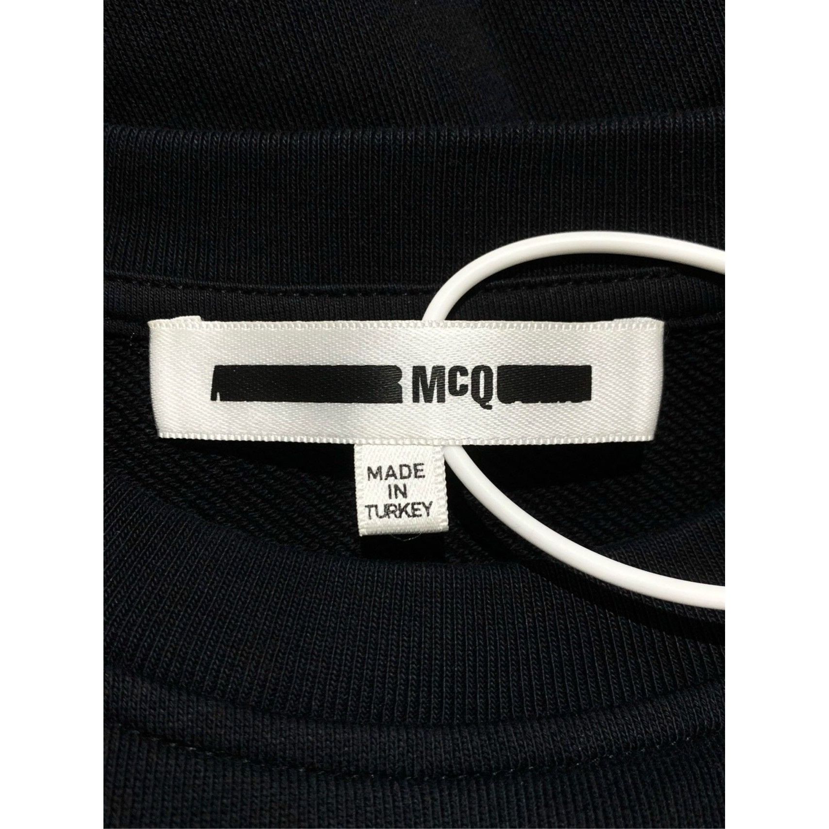 Alexander McQueen × MCQ Alexander McQueen McQ Black Embroidered Logo Sweatshirt Long Size US XS / EU 42 / 0 - 3 Thumbnail