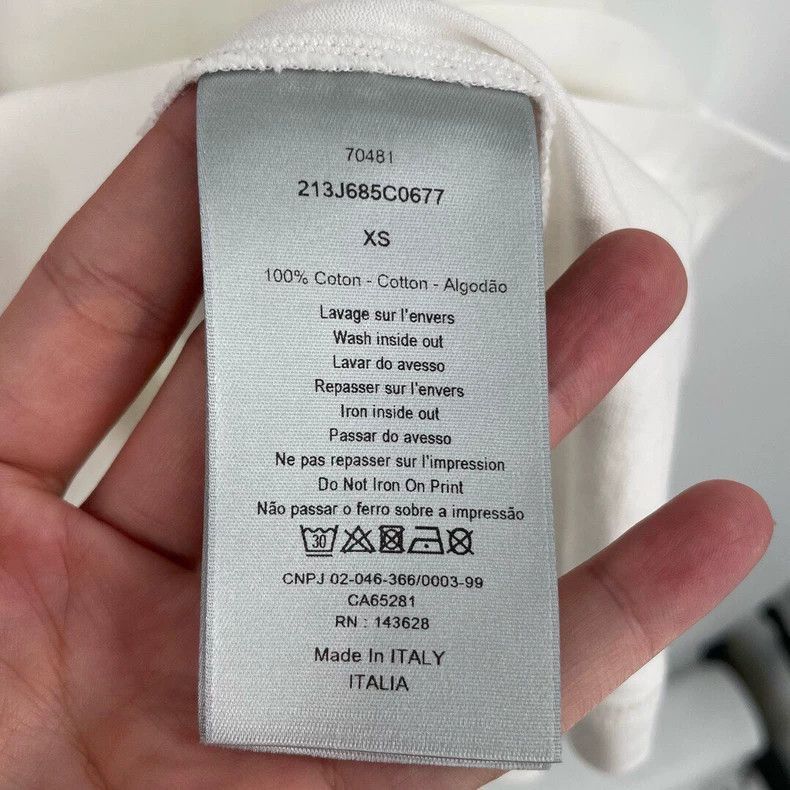 Dior Dior x Travis Scott Short Sleeve T-2505 Size US XS / EU 42 / 0 - 5 Thumbnail