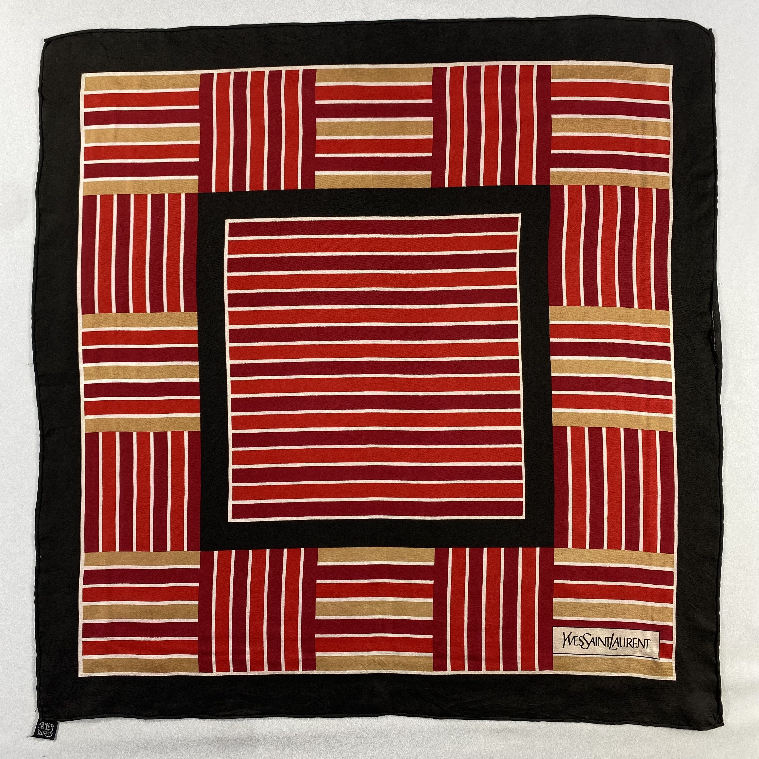 Vintage Yves Saint Laurent Bandana/ Handkerchief / Neckerchief-P1338 Size ONE SIZE - 1 Thumbnail