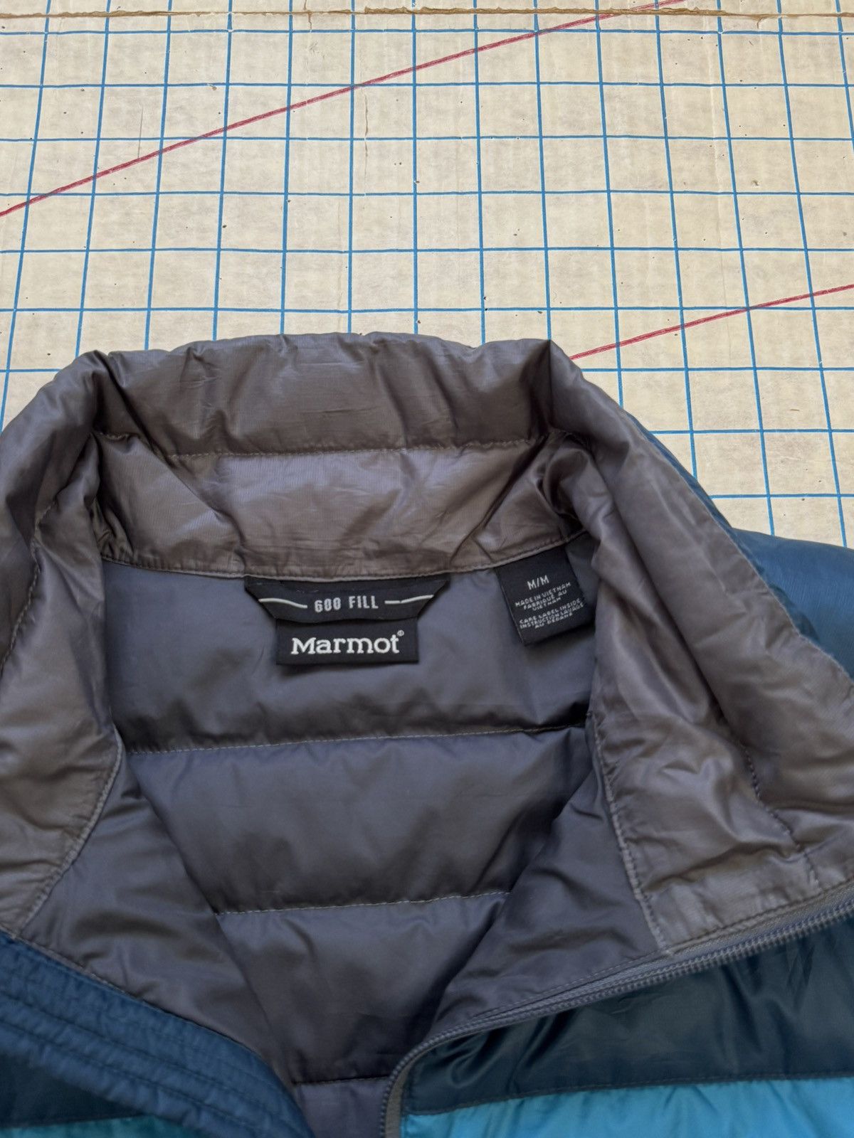 Marmot Marmot 600 Fill Full Zip Puffer Jacket Blue Mens Size Medium Size US M / EU 48-50 / 2 - 7 Thumbnail