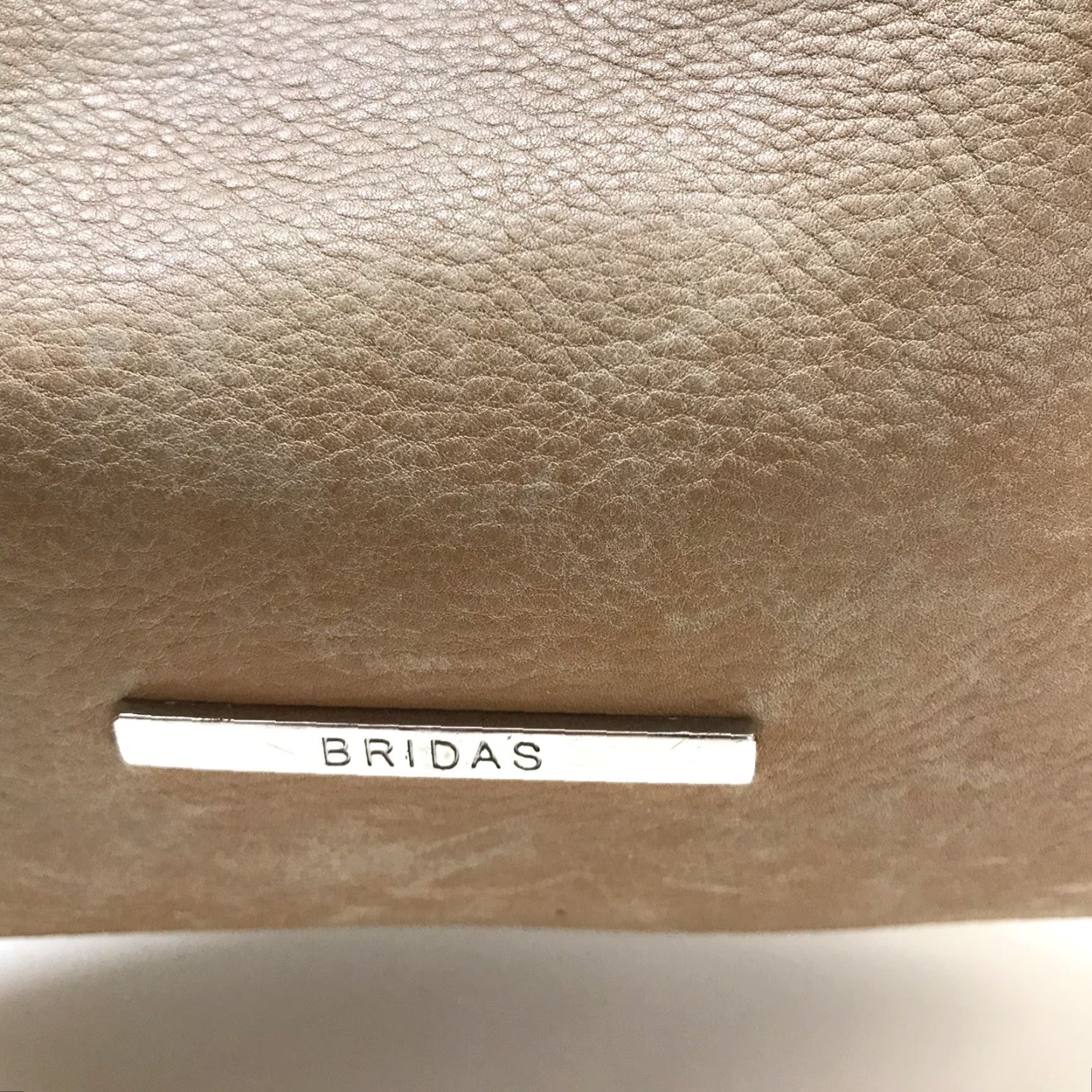 Twisted X VINTAGE Bridas Brown Tan Soft Leather Shoulder Bag Twisted Strap Spain Snap Closure 12" Bridas 12" x 12" x 3" 11.5" strap drop Womens Bag Size ONE SIZE - 5 Thumbnail