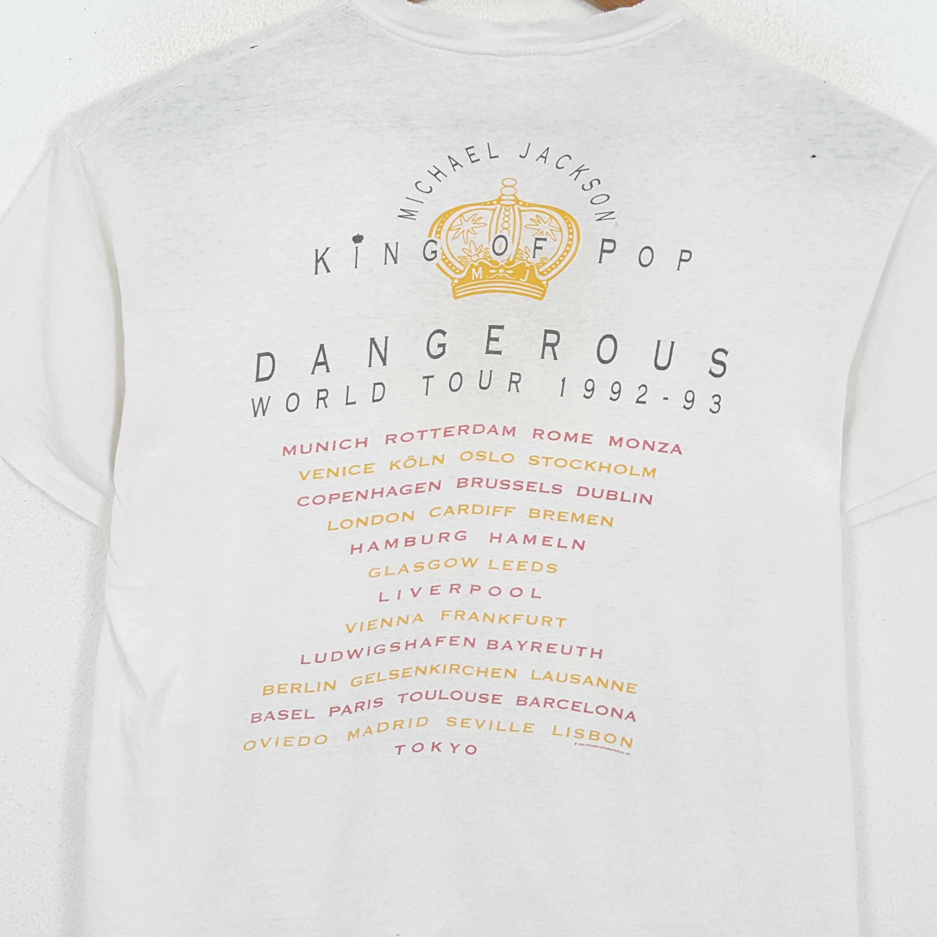 Vintage 90's MICHAEL JACKSON American Pop Singer Distressed