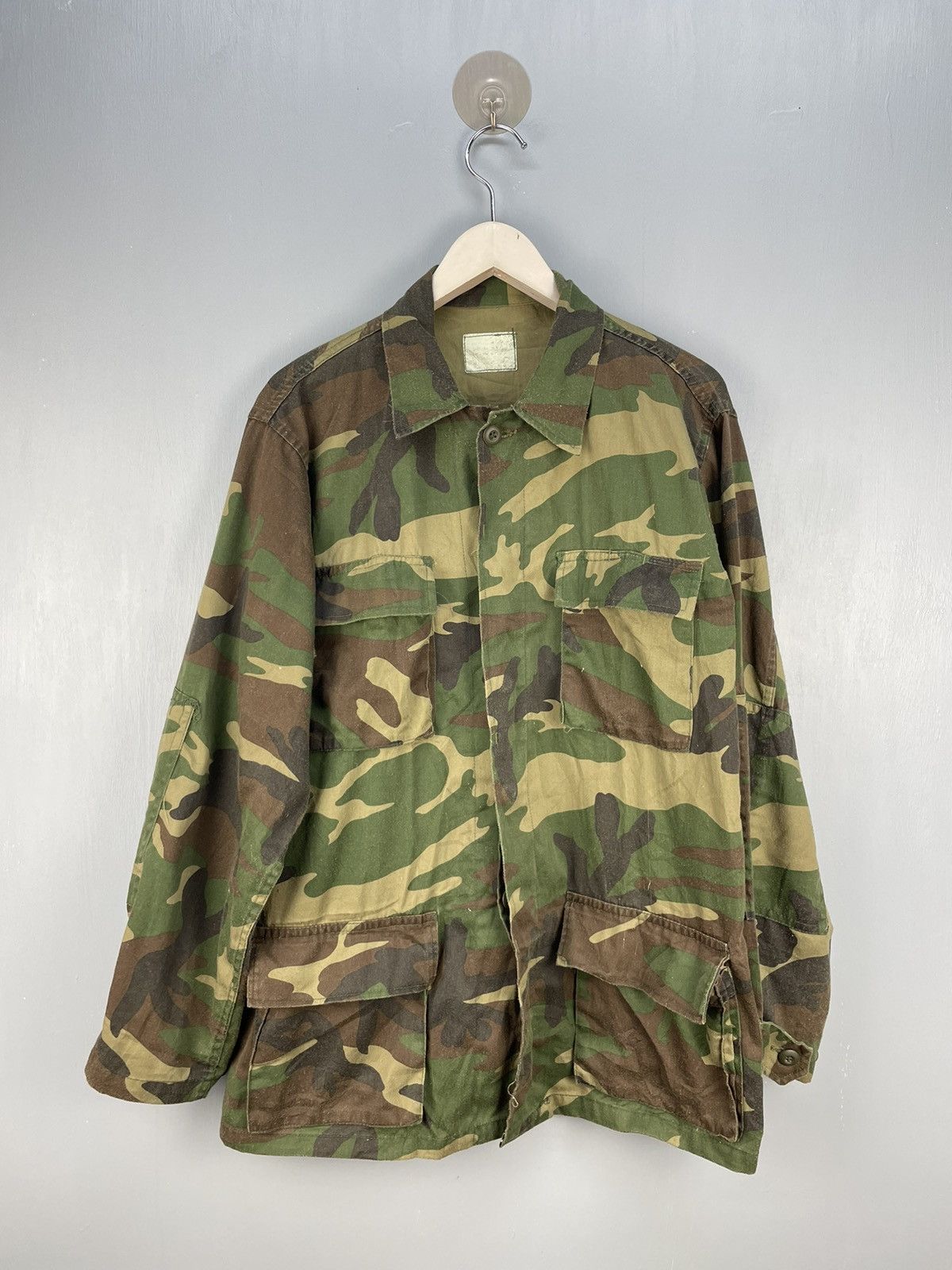 Vintage Vintage U.S. Army camo jacket selvage Size US M / EU 48-50 / 2 - 1 Thumbnail