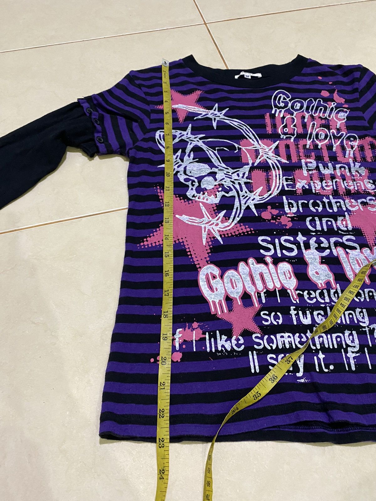 Hysteric Glamour × If Six Was Nine × Japanese Brand Y2k Jhoney double layer ifsixwasnine Long sleeve Size US S / EU 44-46 / 1 - 11 Thumbnail