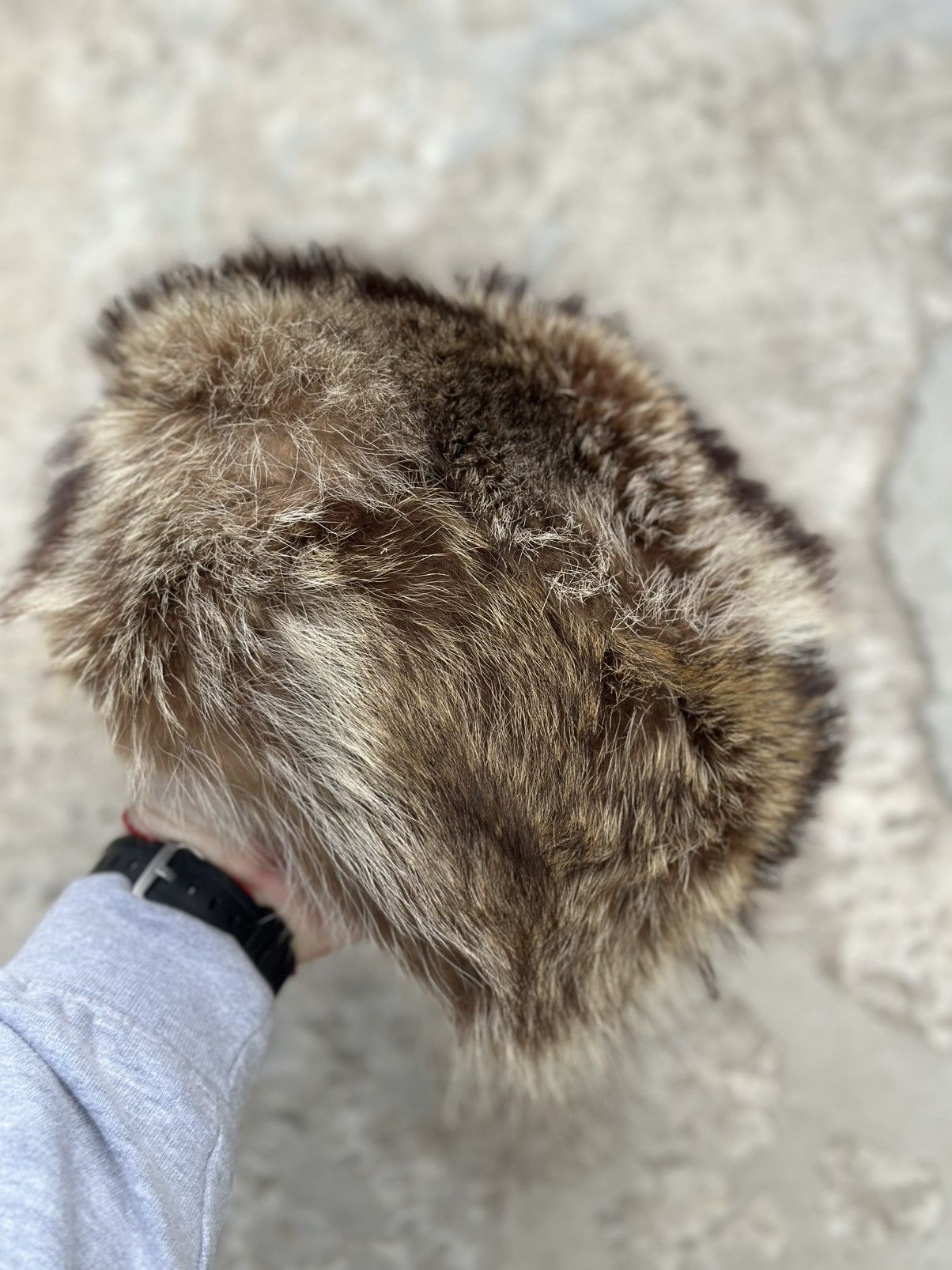 Japanese Brand Vintage Japanese Style Fur Hat Cap Y2K 00s Hype Trend Size ONE SIZE - 6 Thumbnail