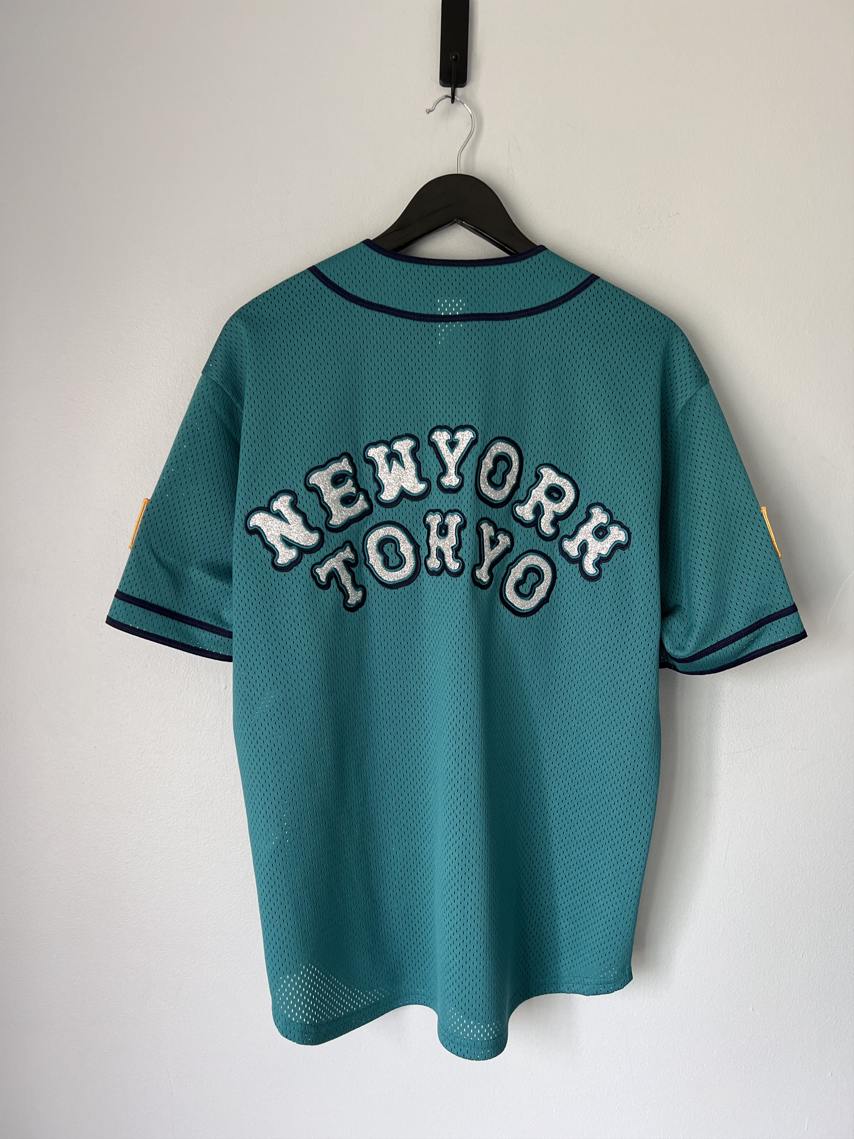 Supreme Home Run Baseball Jersey in Green
