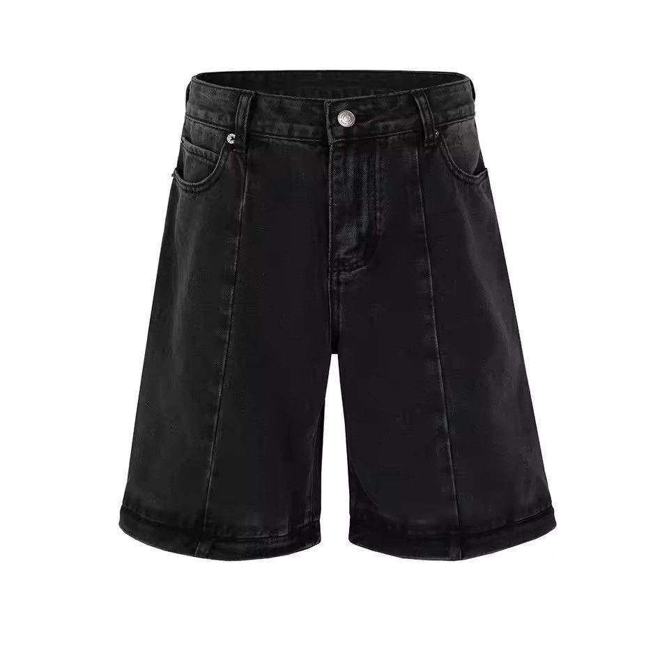 Jean Distressed Detachable Flared Bootcut Retro Jeans + Shorts Size US 34 / EU 50 - 5 Thumbnail
