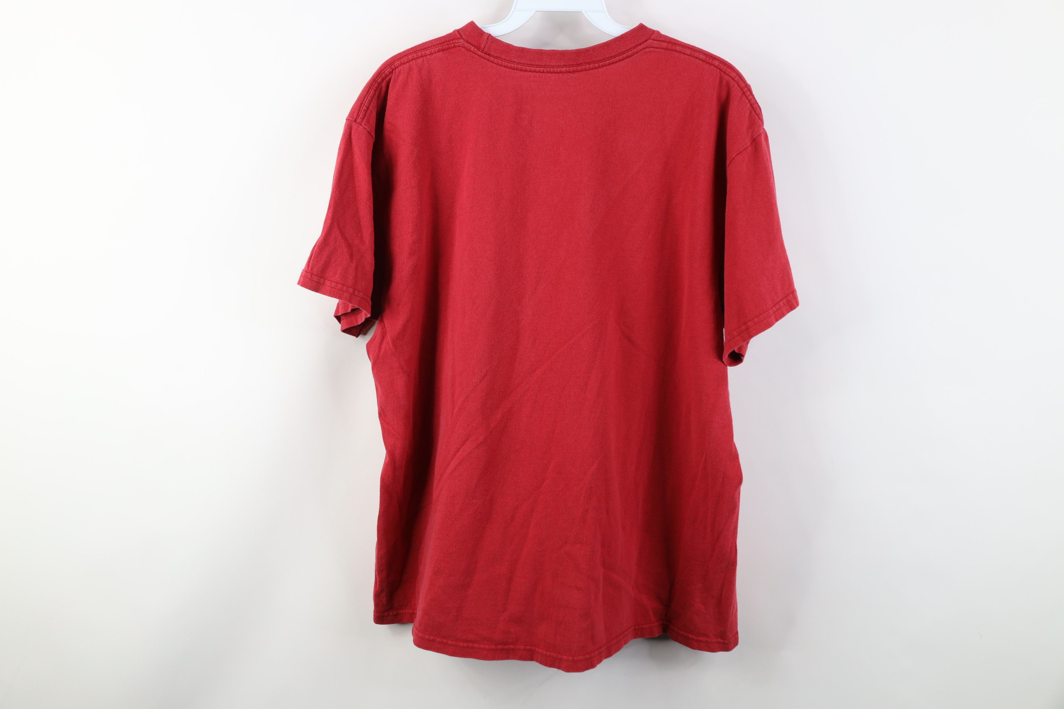 Nike Vintage Y2K Nike Travis Scott Big Swoosh Air T-Shirt Red Size US M / EU 48-50 / 2 - 12 Thumbnail