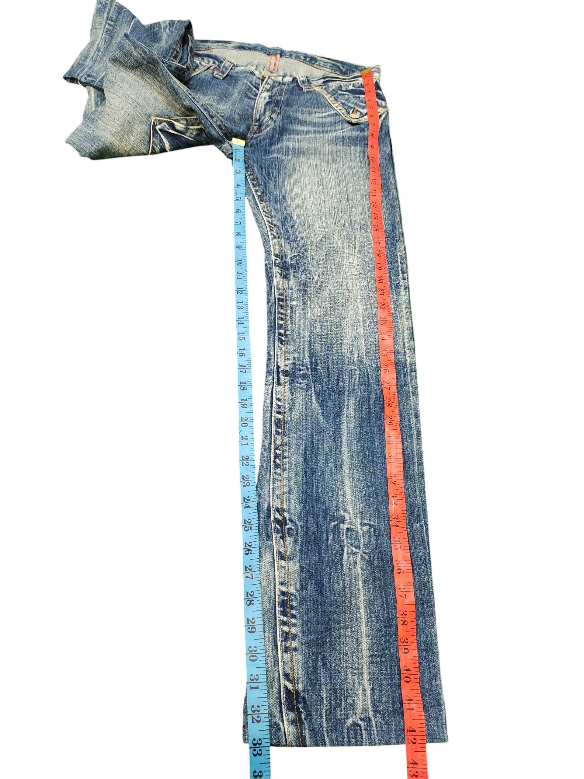Comme des Garcons × Undercover Vintage Japanese Denim Clawmark Buckle Back Denim Jeans Size US 32 / EU 48 - 15 Thumbnail