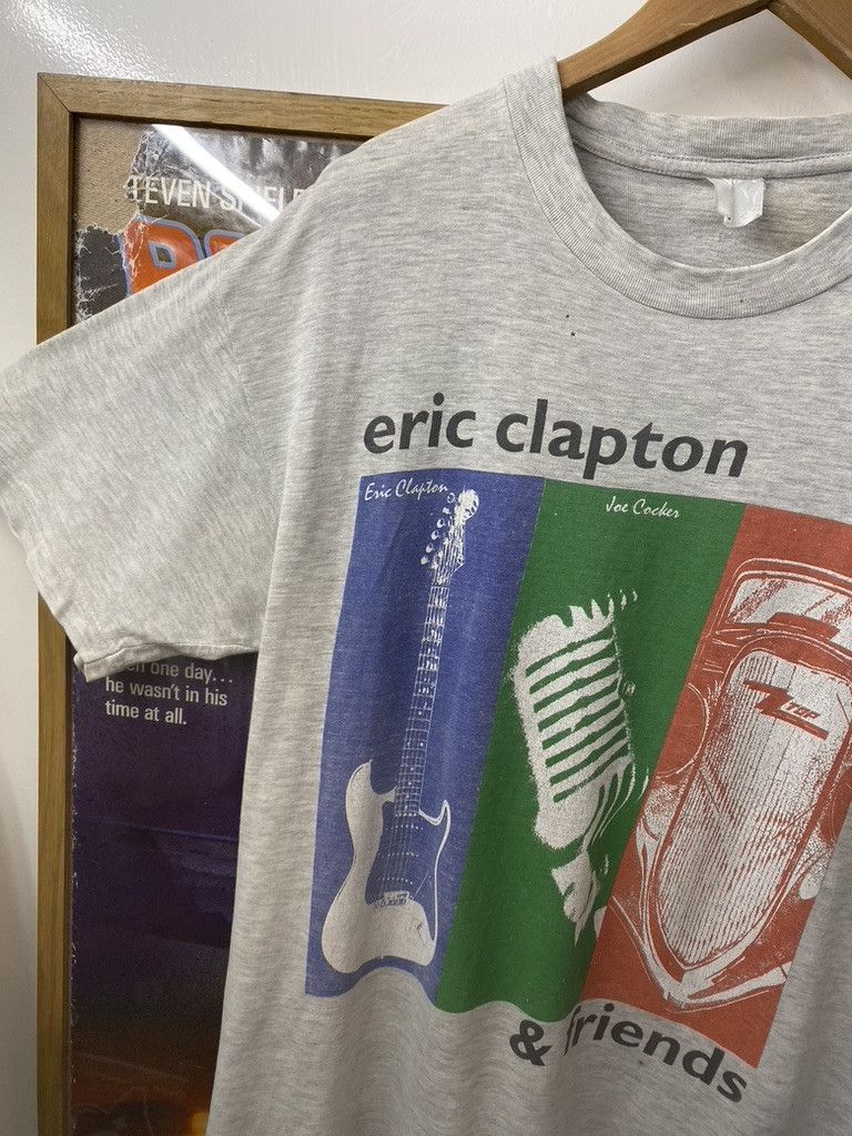 Vintage 1993 Vintage Eric Clapton and Friends Charity Concert Tee Size US L / EU 52-54 / 3 - 4 Thumbnail