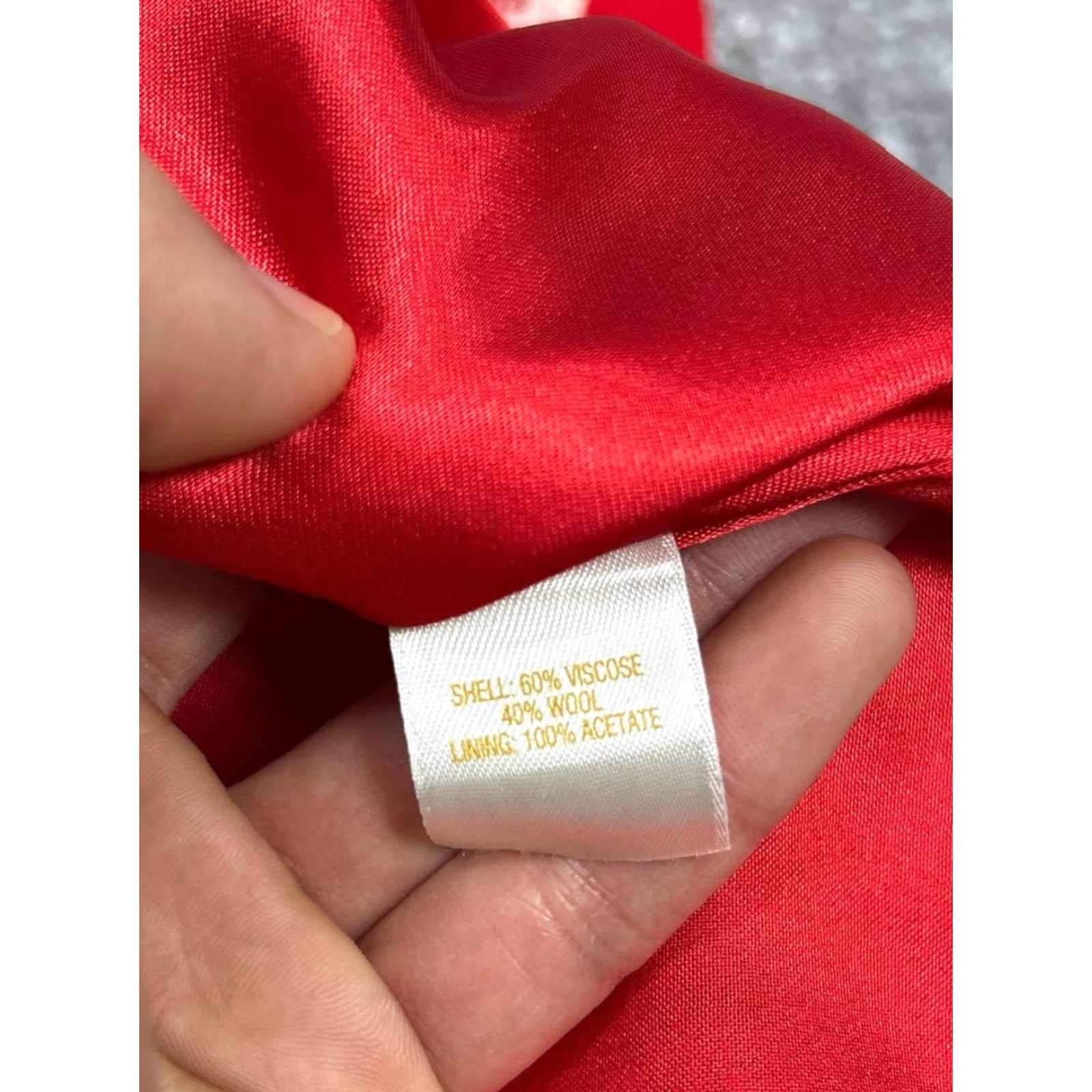 Vintage kate spade new york Skirt Womens 8 A-Line Red Back Zip Lined Short Modern Classic Vintage: No Size 30" / US 8 / IT 44 - 6 Thumbnail