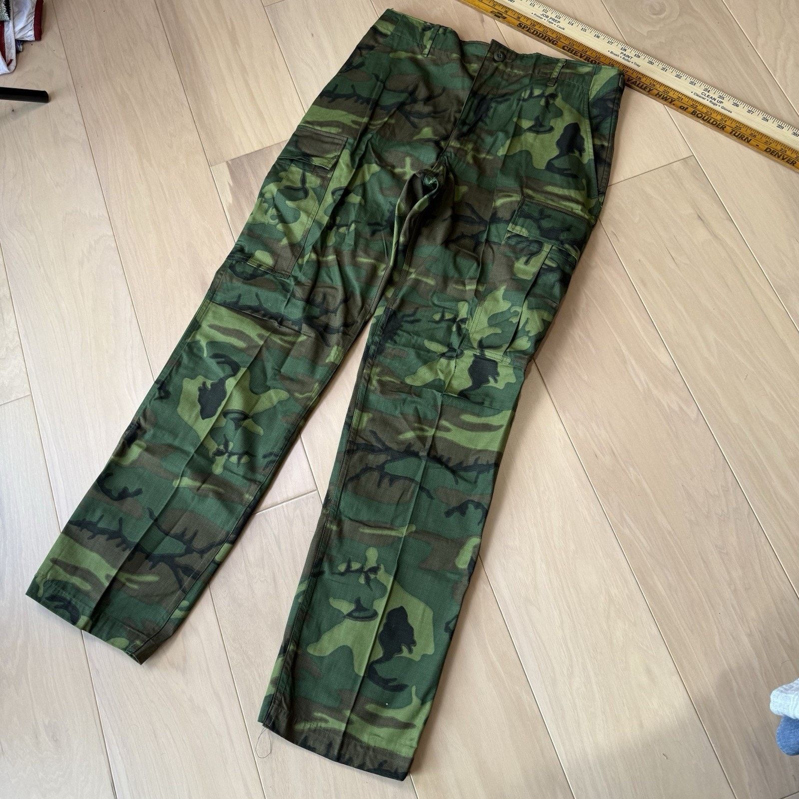 Other Vintage Military ERDL Trousers 34 Green 70s Vietnam Jungle Size US 34 / EU 50 - 12 Thumbnail