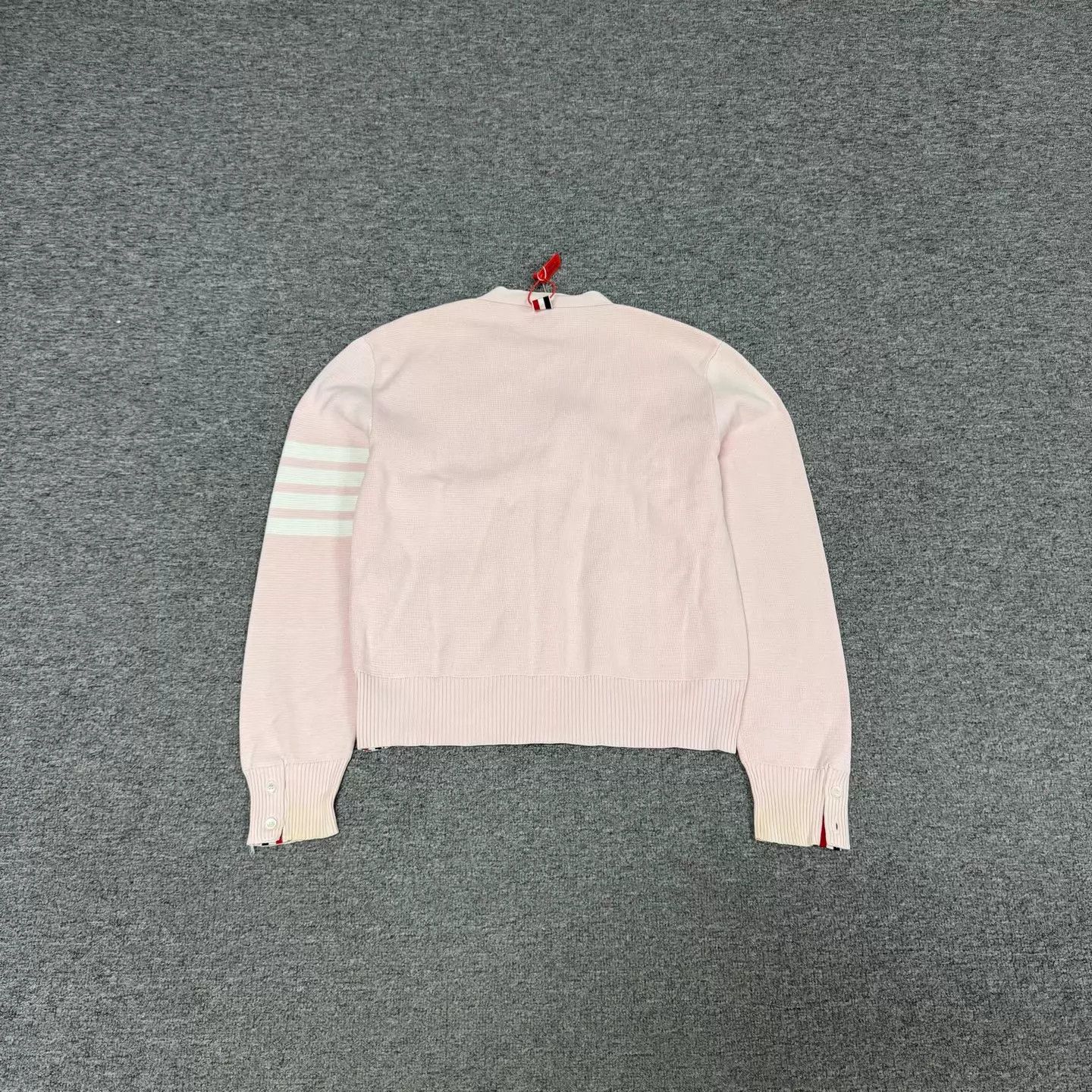 Thom Browne Thom Browne Classic 4-Bar Pink Knit Cardigan 0 99 new Size XS / US 0-2 / IT 36-38 - 3 Thumbnail