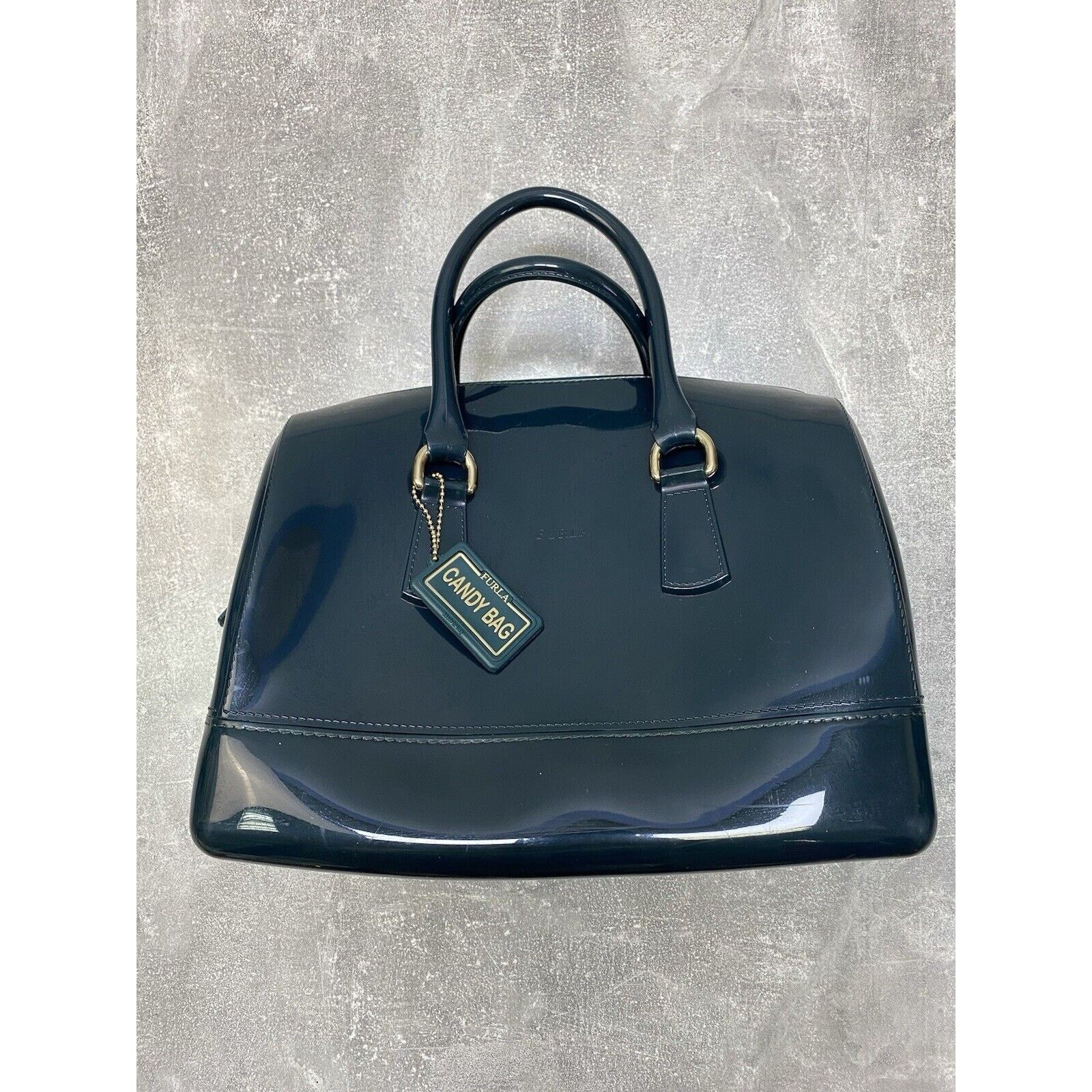 Furla Furla Candy Bauletto Jelly Rubber Studded Bag Handbag Gum Size ONE SIZE - 17 Thumbnail