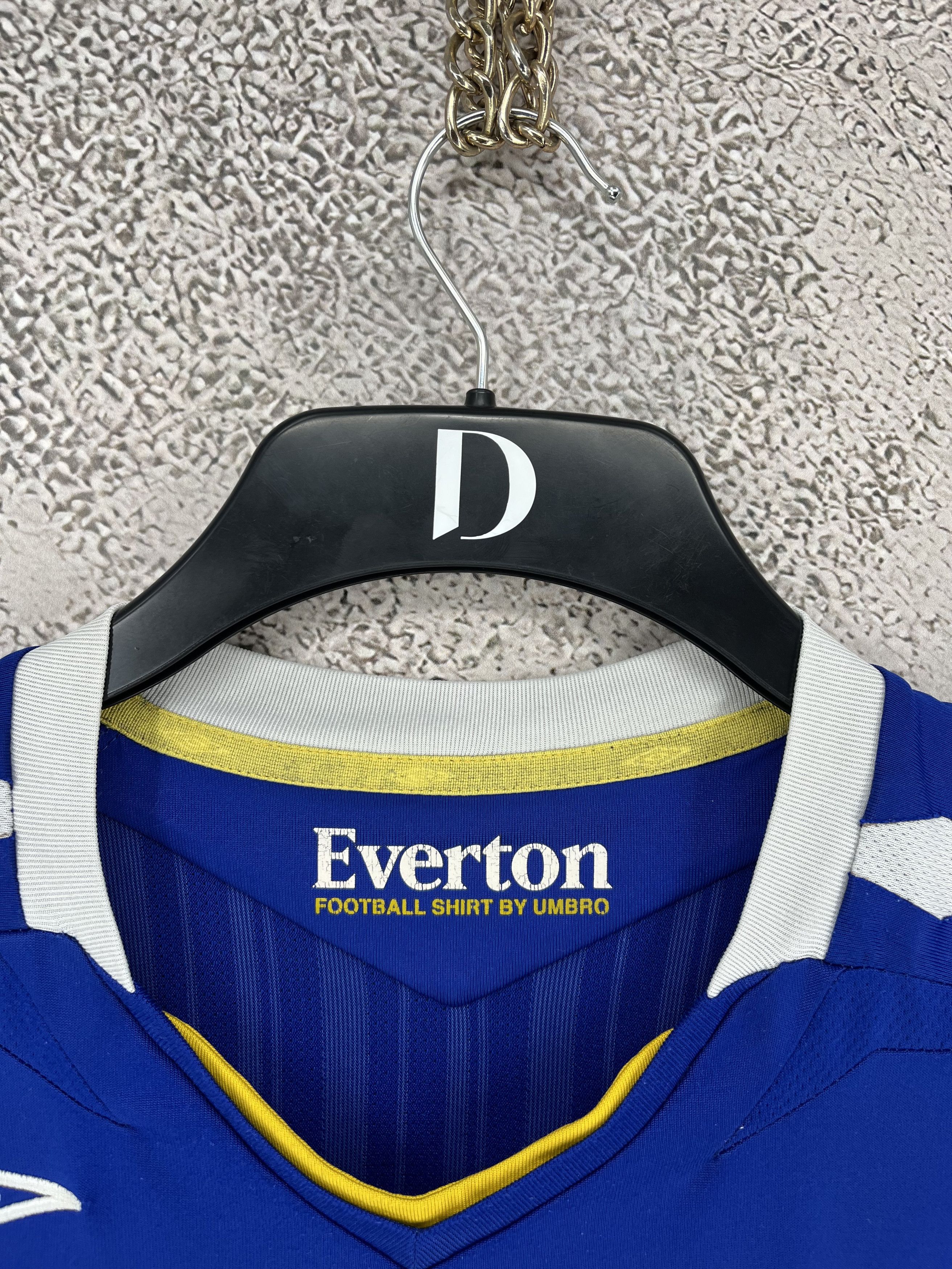 Umbro EVERTON ENGLAND 2007/2008 HOME FOOTBALL SHIRT JERSEY UMBRO Size US XL / EU 56 / 4 - 7 Thumbnail