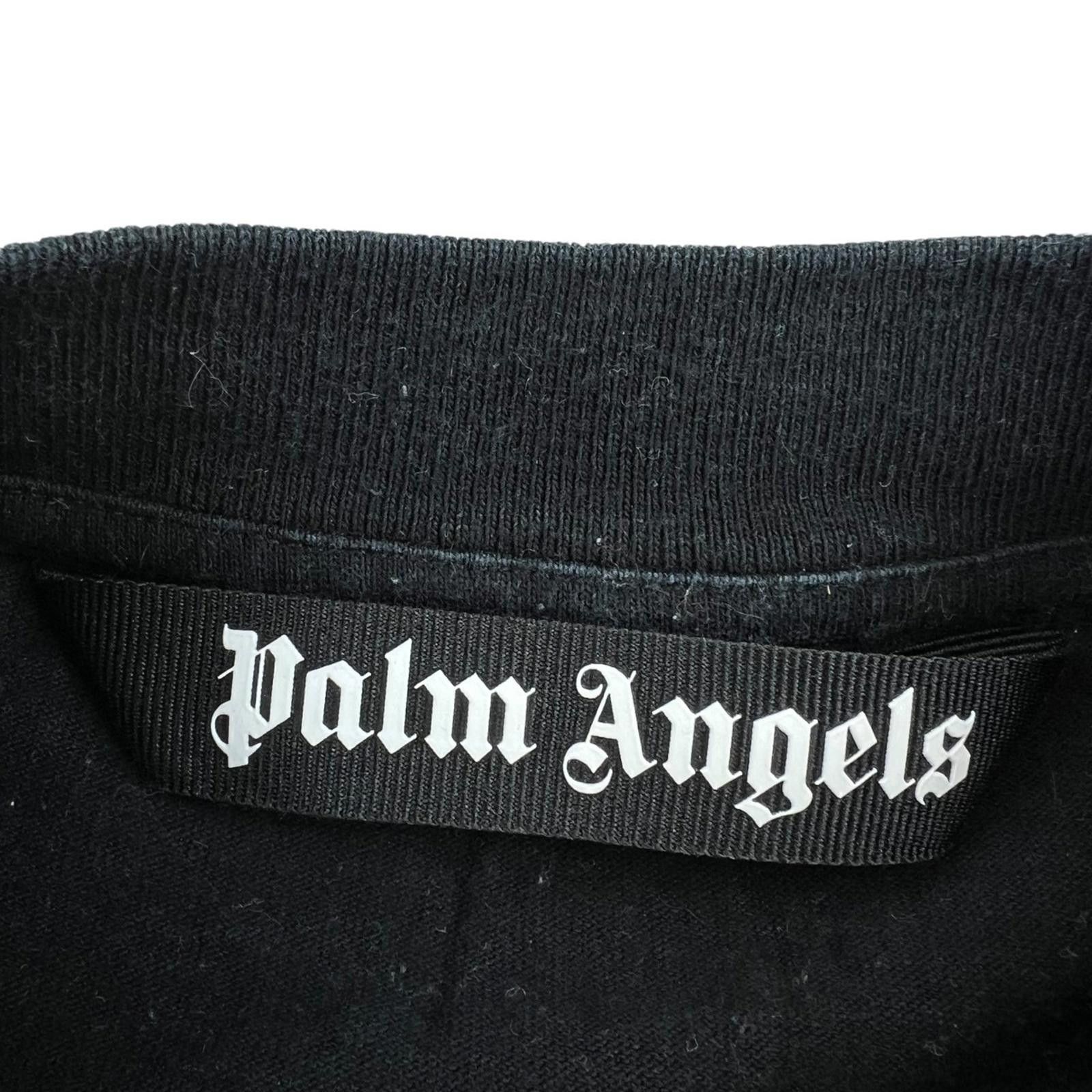 Palm Angels Palm Angels Black Spellout Long Sleeve T Shirt Size US XS / EU 42 / 0 - 6 Thumbnail