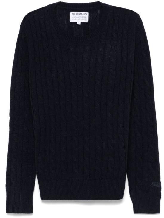 MC2 Saint Barth MC2 SAINT BARTH Women Sweater SORBONNE 00872G61BLUENAVY Blue Size L / US 10 / IT 46 - 1 Thumbnail