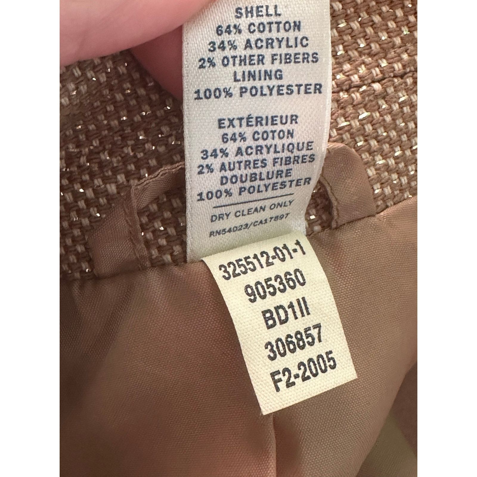 Old Navy Old Navy shimmery gold long sleeves blazer size Small Size S / US 4 / IT 40 - 4 Thumbnail