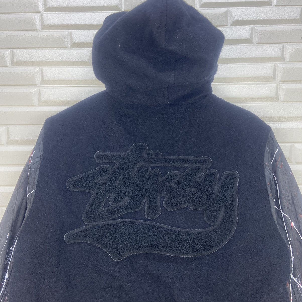 Stussy Custom Made Painting Color Stussy Spell Out Big Logo Varsity Size US S / EU 44-46 / 1 - 11 Thumbnail