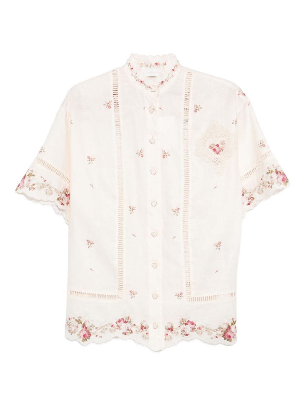Zimmermann PATIENCE LINEN SHIRT Size L / US 10 / IT 46 - 1 Thumbnail