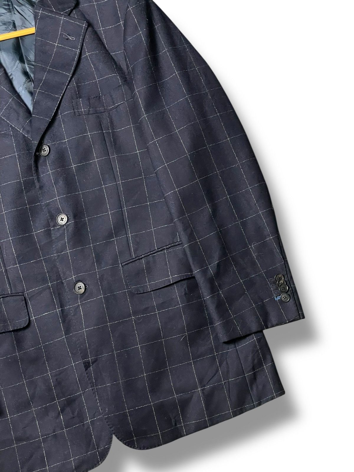 Japanese Brand × Vintage Pour Tote Personne Plaid Design Light Blazer (109) Size US XXS / EU 40 - 3 Thumbnail