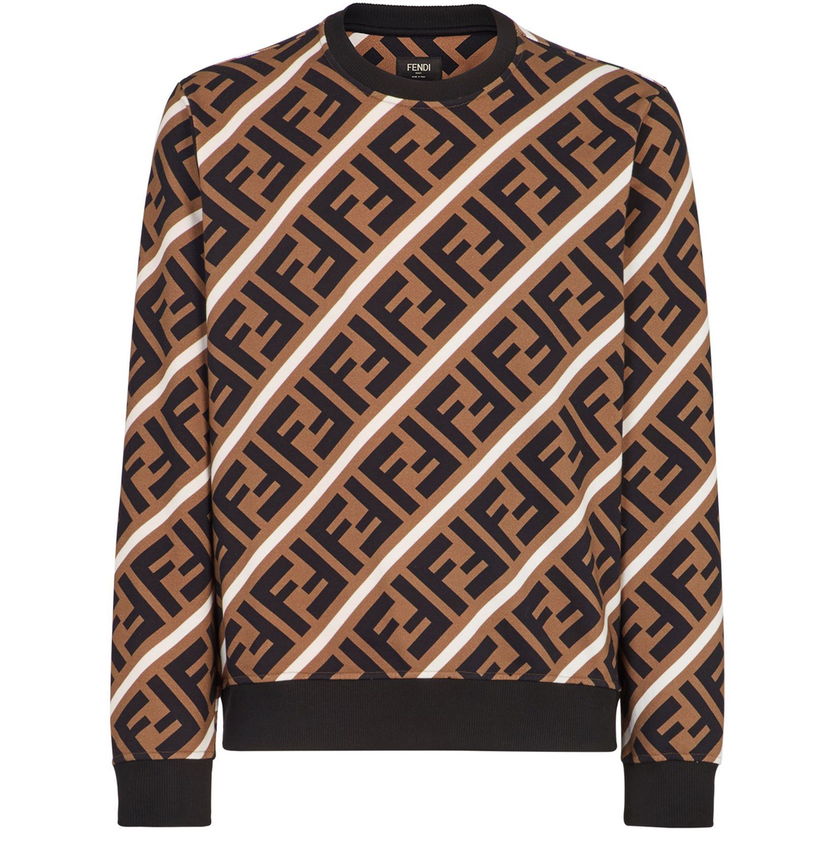 Fendi o1loc1c0824 Sweatshirt in Brown Size US XS / EU 42 / 0 - 1 Thumbnail