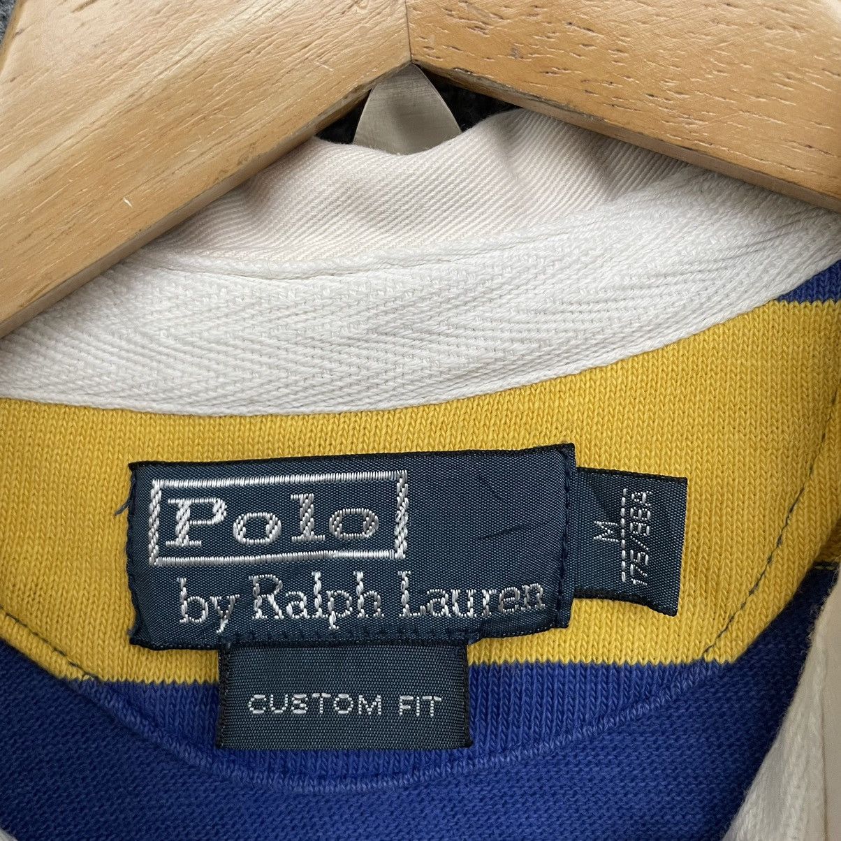Polo Ralph Lauren × Rugby Ralph Lauren × Vintage 90s Polo by Ralph Lauren P-6 Polo Rugby All Single Sttich Size US M / EU 48-50 / 2 - 6 Thumbnail