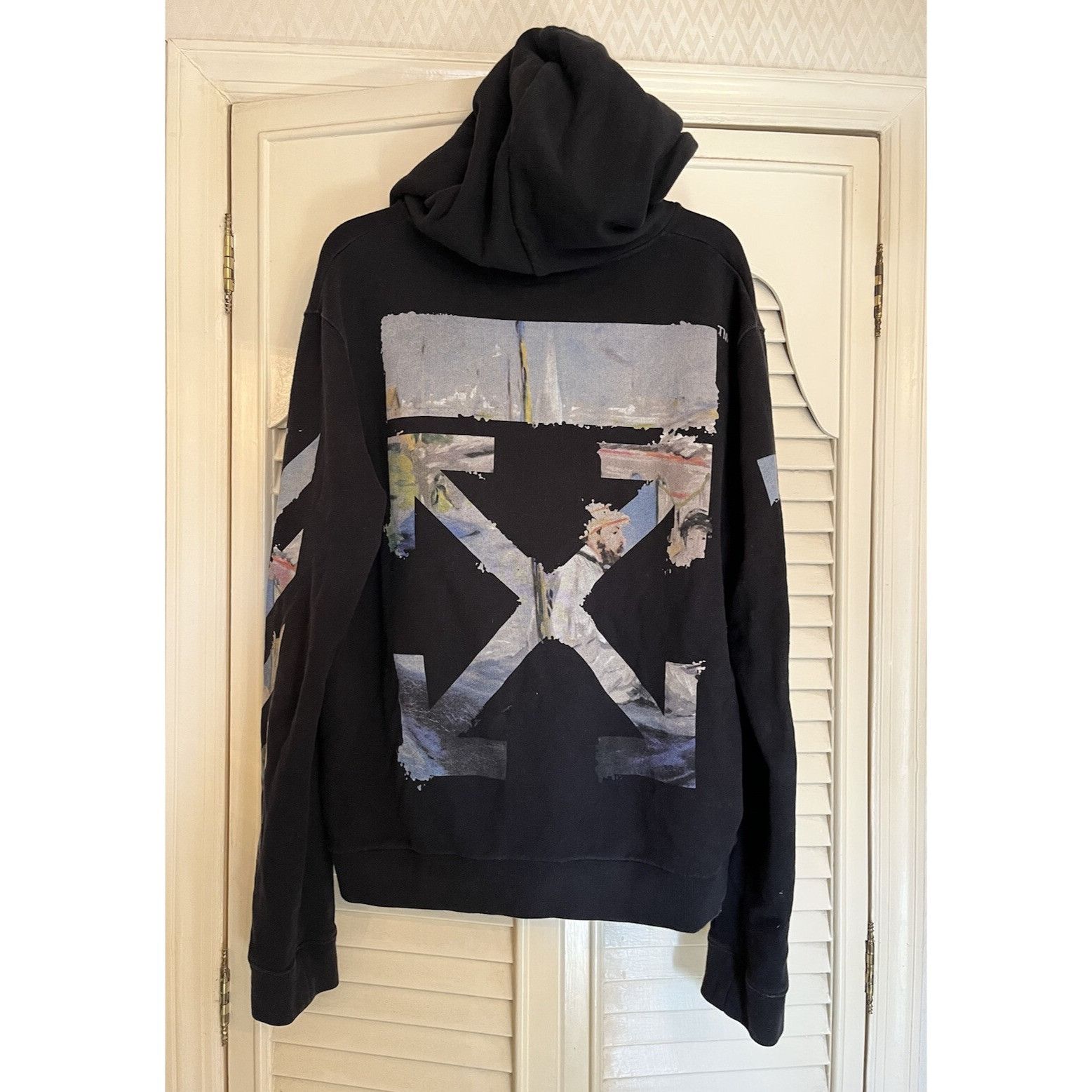 Off-White Off-White SS19 Impressionism Monet Arrow Sweatshirt Hoodie V Size US XL / EU 56 / 4 - 10 Thumbnail