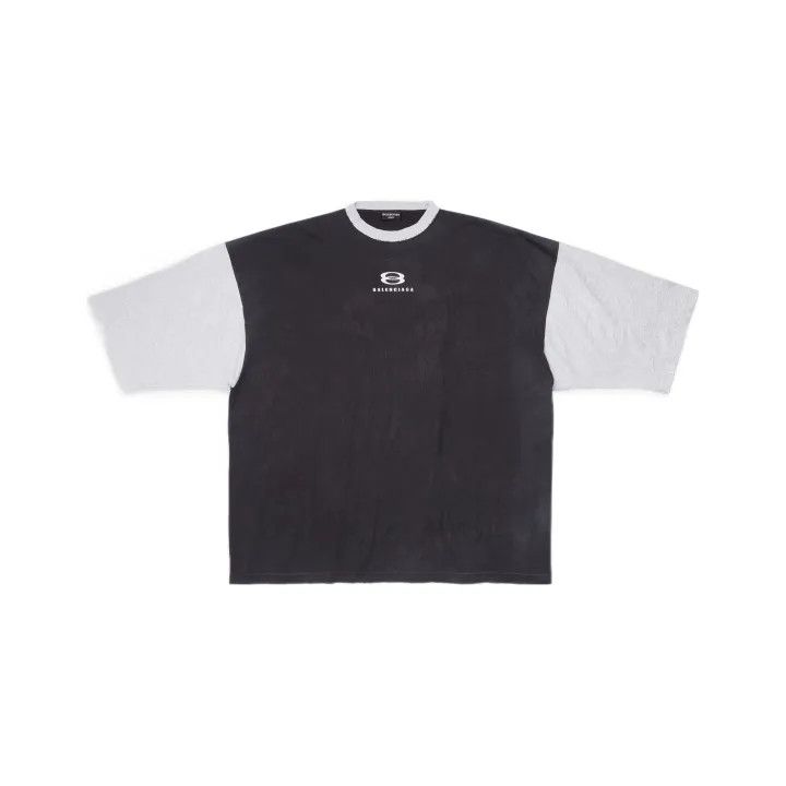 Balenciaga Balenciaga Gray Ruffled Cotton Short Sleeve Shirt Size US S / EU 44-46 / 1 - 1 Thumbnail