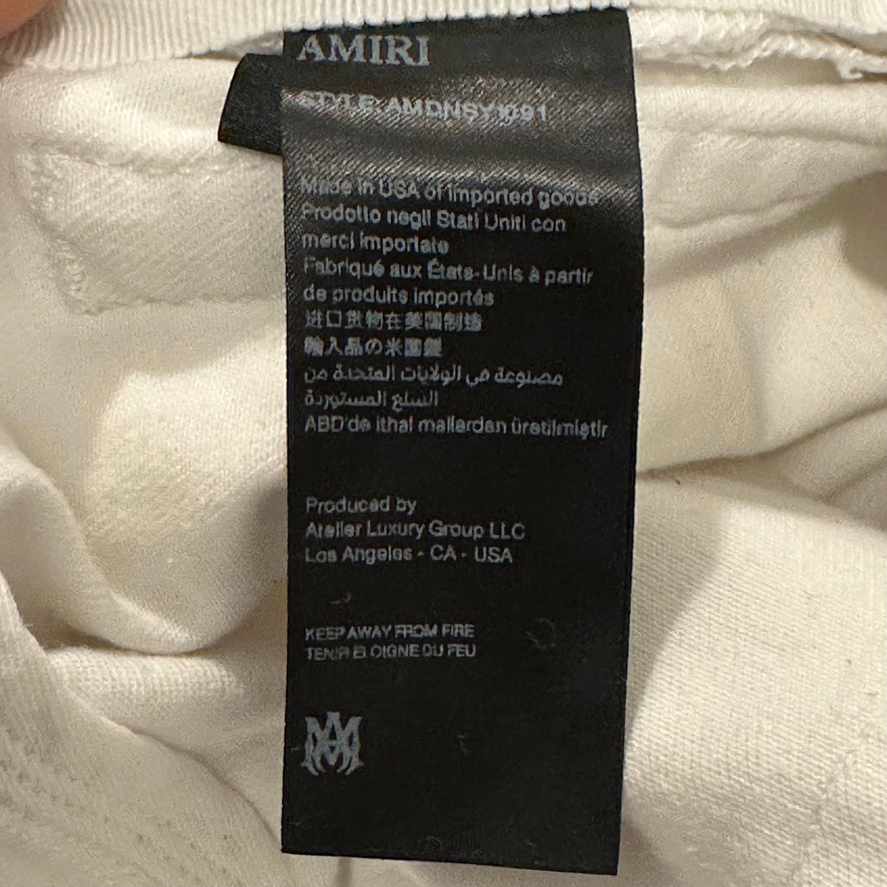 Amiri Amiri MX1 White Leather White Denim Jeans Sz 36 Size US 36 / EU 52 - 6 Thumbnail