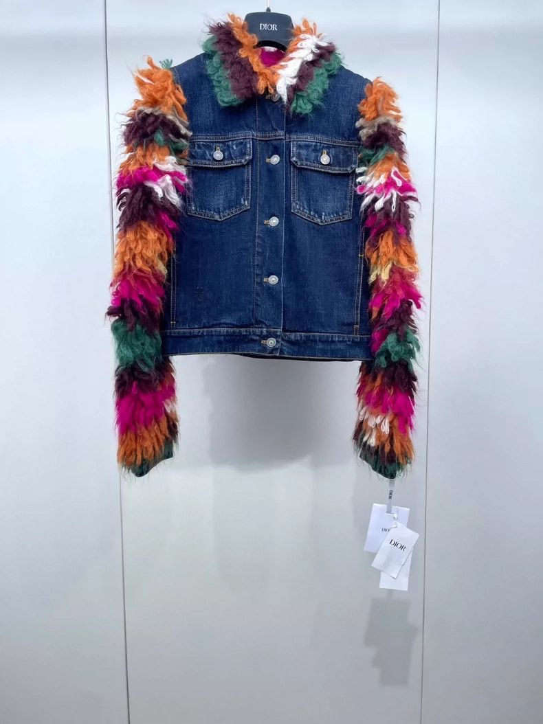 Dior Dior Colorful wool-sleeved jacket 2504-Nextarrow Size XS / US 0-2 / IT 36-38 - 1 Thumbnail