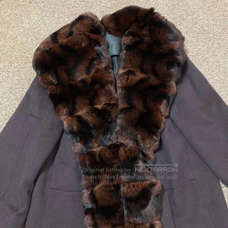 Fendi Fendi Kerchester fur collar coat Size S / US 4 / IT 40 - 2 Thumbnail