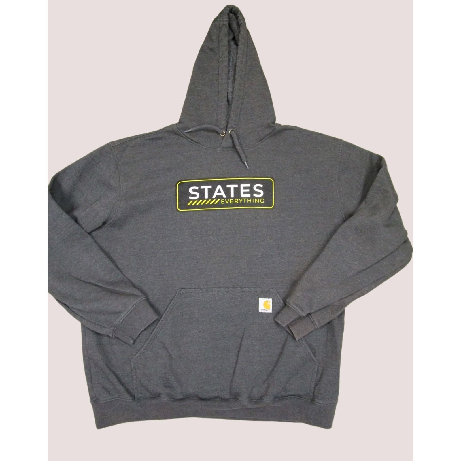 Carhartt Carhartt Hoodie Men XL Gray Sweatshirt Kangaroo Pocket Loose Pullover Workwear Size US XL / EU 56 / 4 - 1 Thumbnail