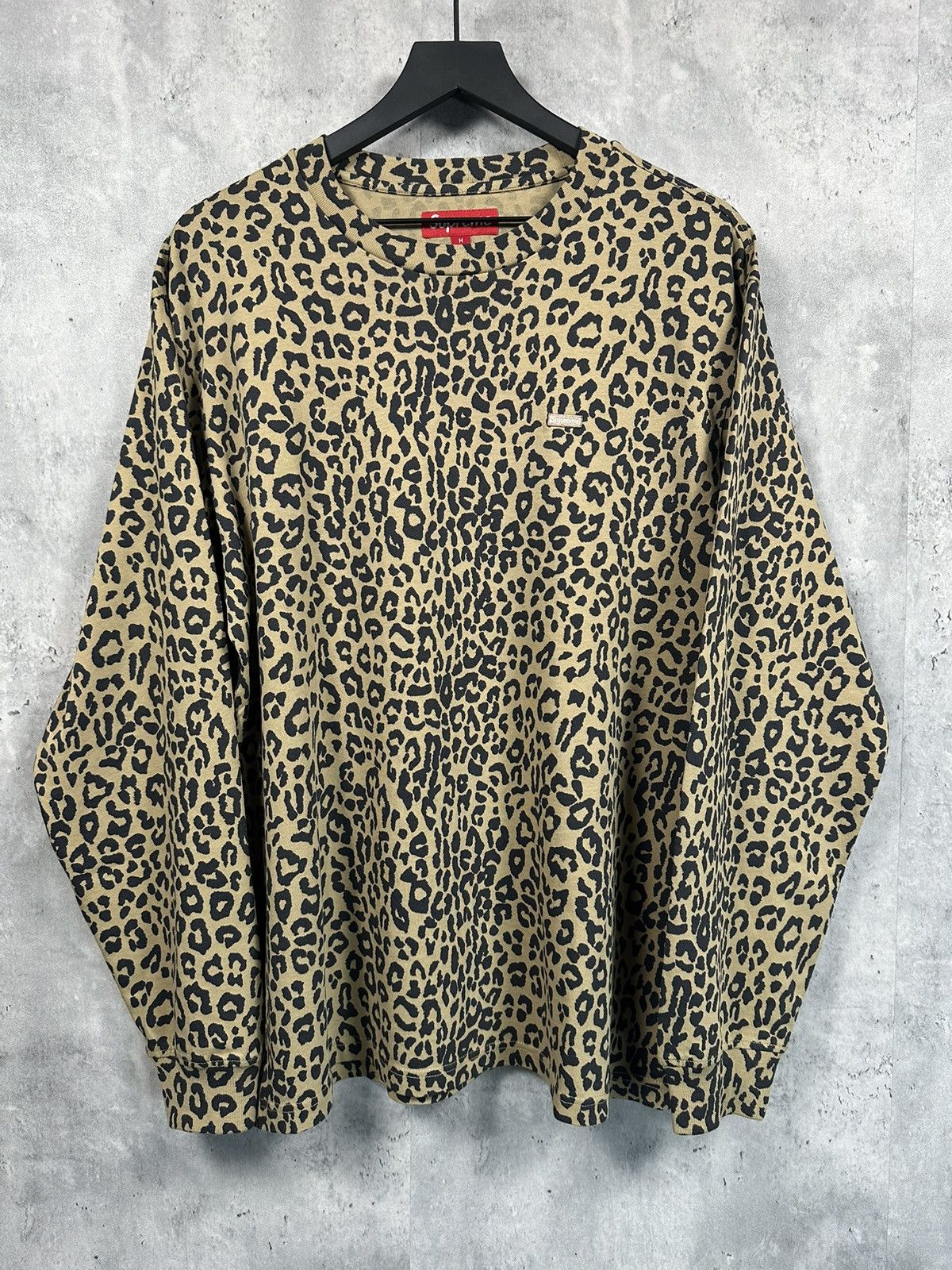 Supreme leopard long sleeve on sale