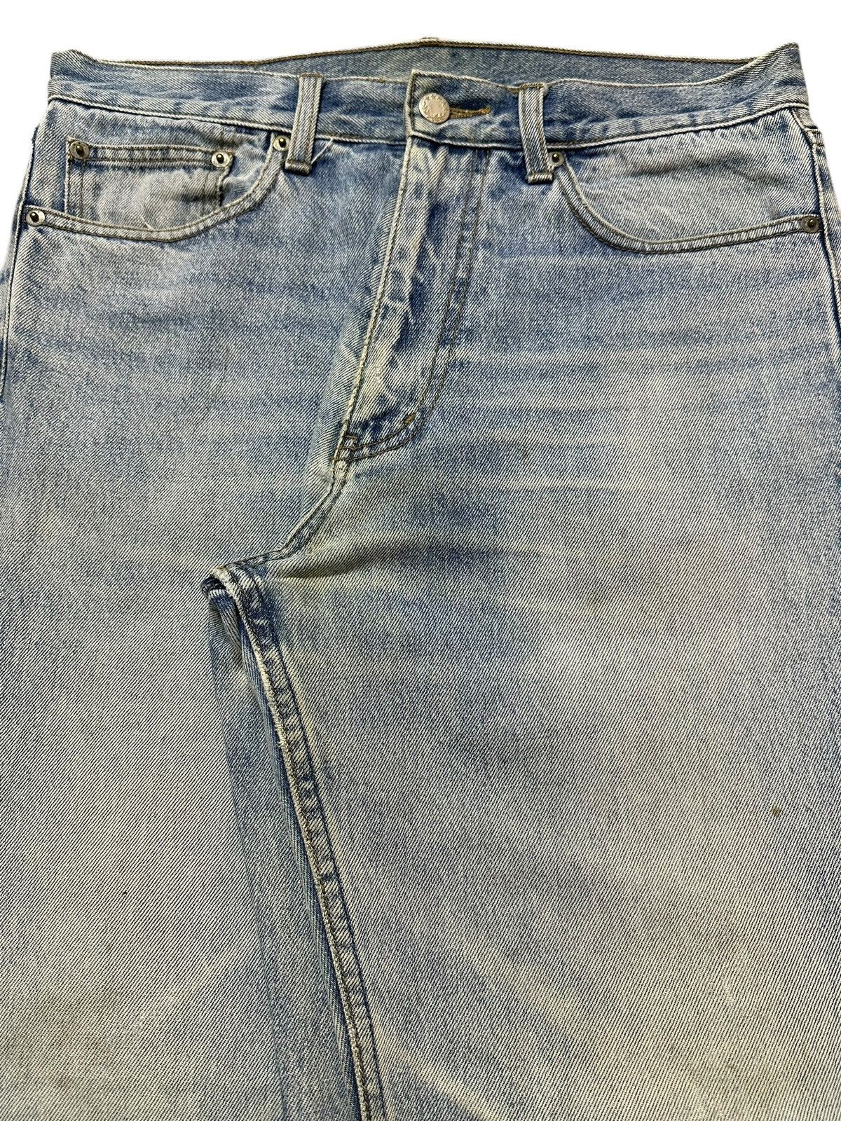 Japanese Brand Vintage Japanese Brand Blue Faded Wash Style Loose Jeans Size US 31 - 4 Thumbnail