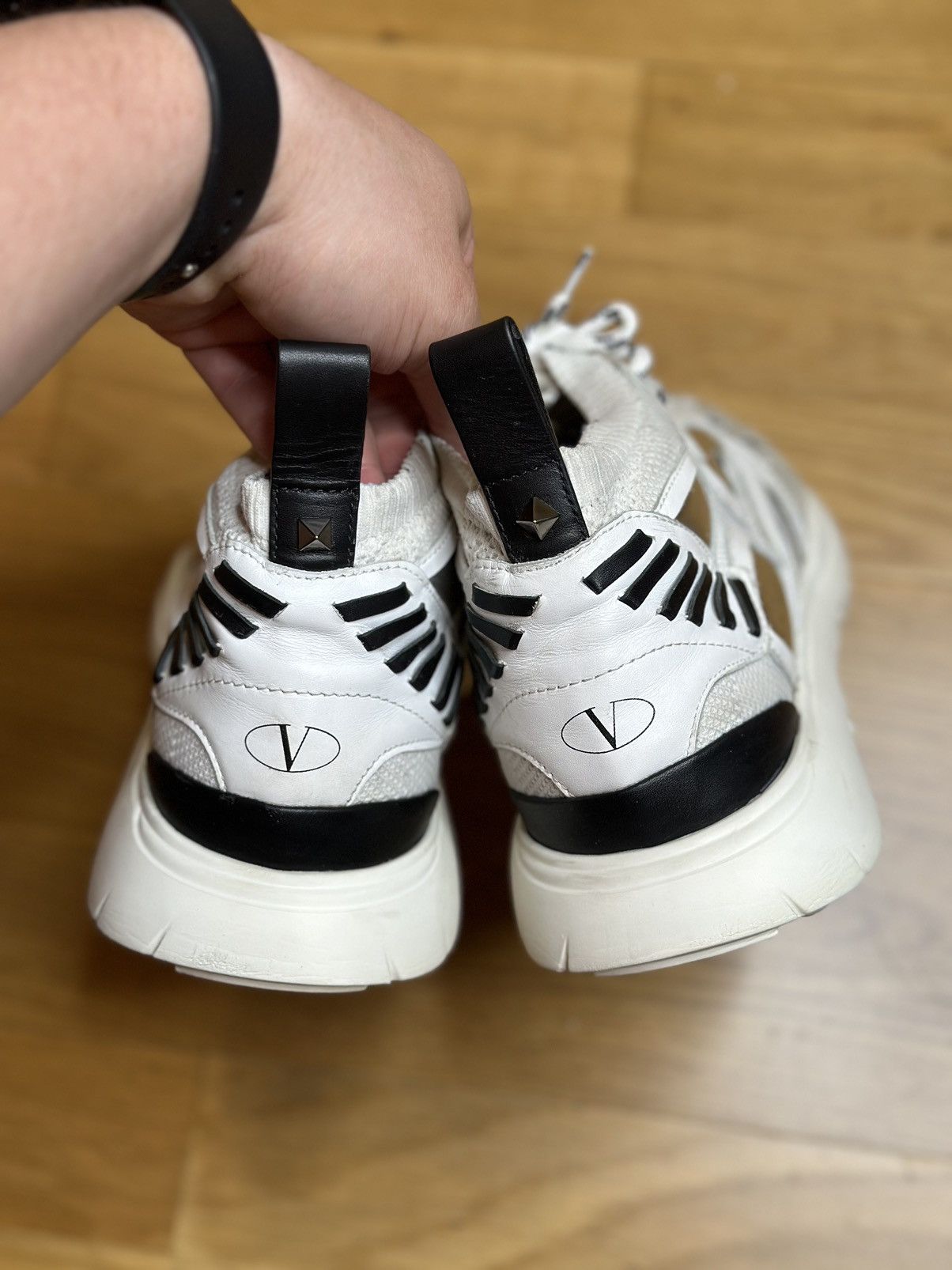 Valentino Vintage Valentino Garavani Reflex Sneakers Hi Top size 45 Size US 12 / EU 45 - 4 Thumbnail
