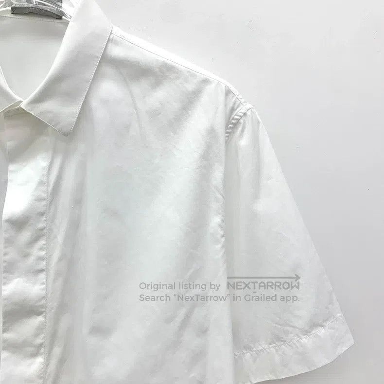 Dior Dior Size 37 White bee embroidery cotton lapel single-breas Size US XXS / EU 40 - 3 Thumbnail