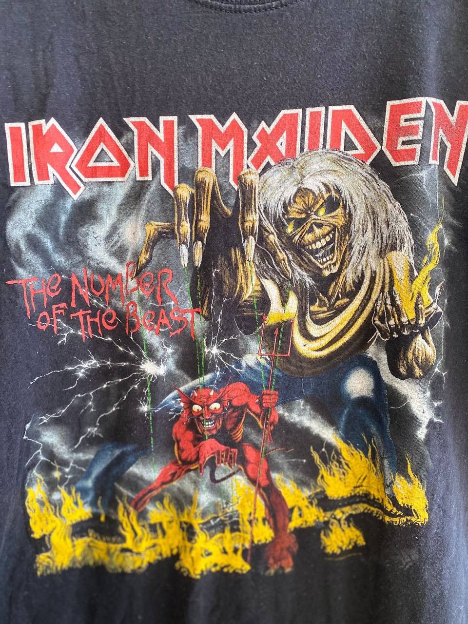 Vintage Iron Maiden “The Number of the Beast” 2007 Tour Tee Size US L / EU 52-54 / 3 - 3 Thumbnail