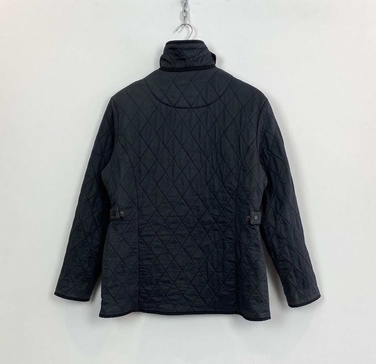 Designer Barbour Soft Duracotton Polarquilt Jacket Padded Size UK12 Size M / US 6-8 / IT 42-44 - 14 Thumbnail