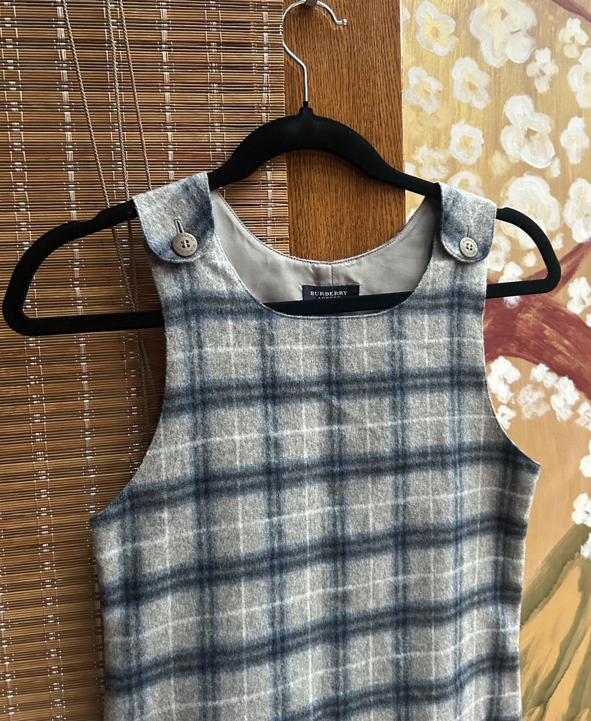 Burberry Burberry London Wool Plaid Mini Dress Jumper Pinafore Size M / US 6-8 / IT 42-44 - 3 Thumbnail