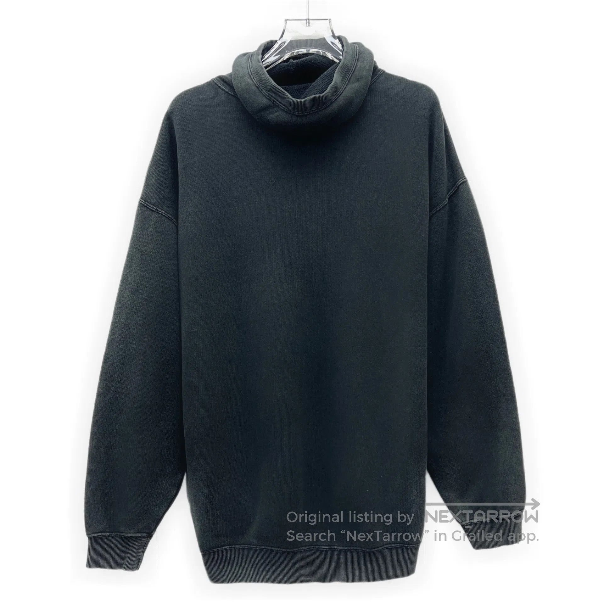 R13 R13 Black washed vintage cotton long-sleeve sweatshirt| Size US XS / EU 42 / 0 - 1 Thumbnail