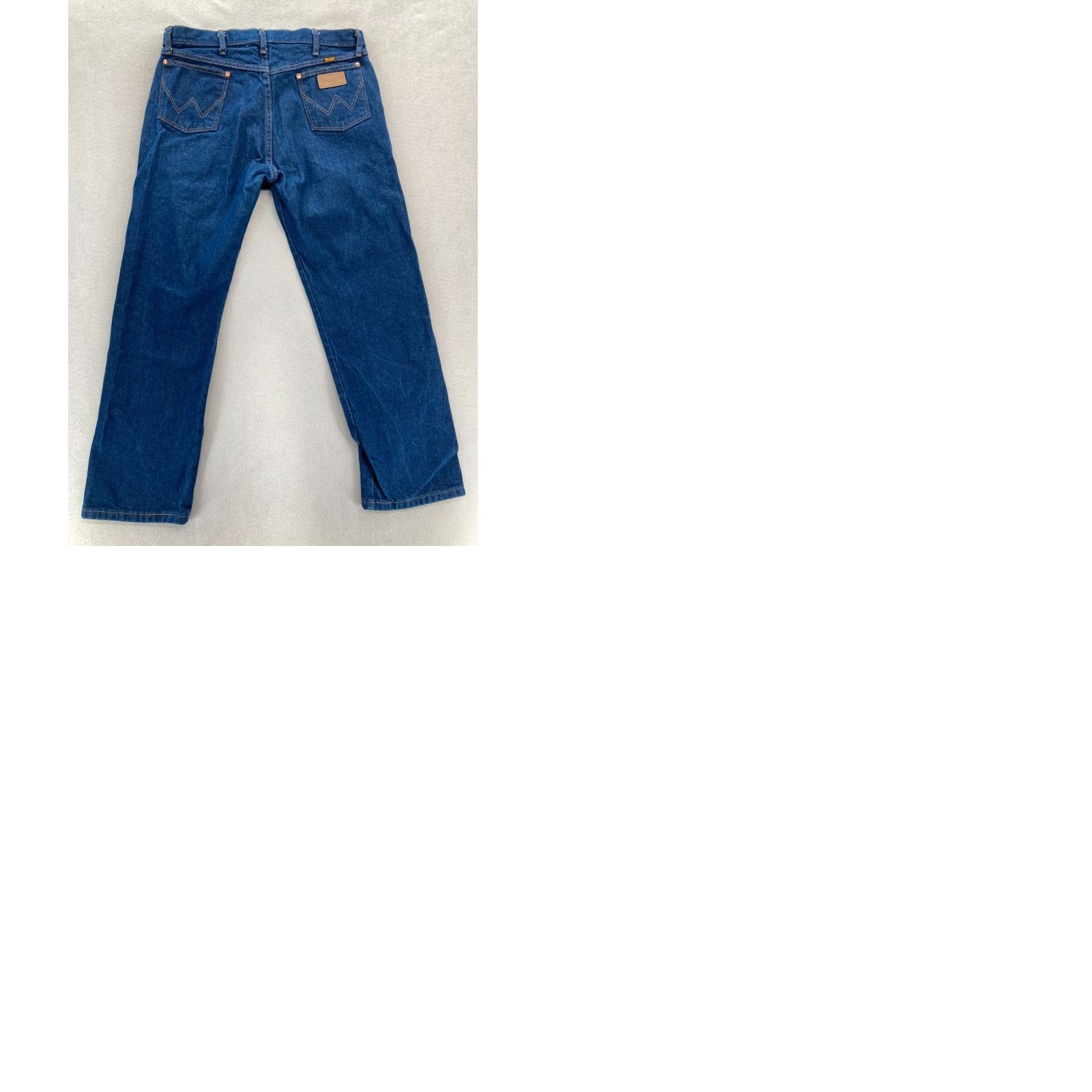 Wrangler Wrangler Cowboy Cut Jeans Mens 36x30 Straight Dark Blue Denim 1013MWZ Western Jean" Size US 36 / EU 52 - 9 Thumbnail