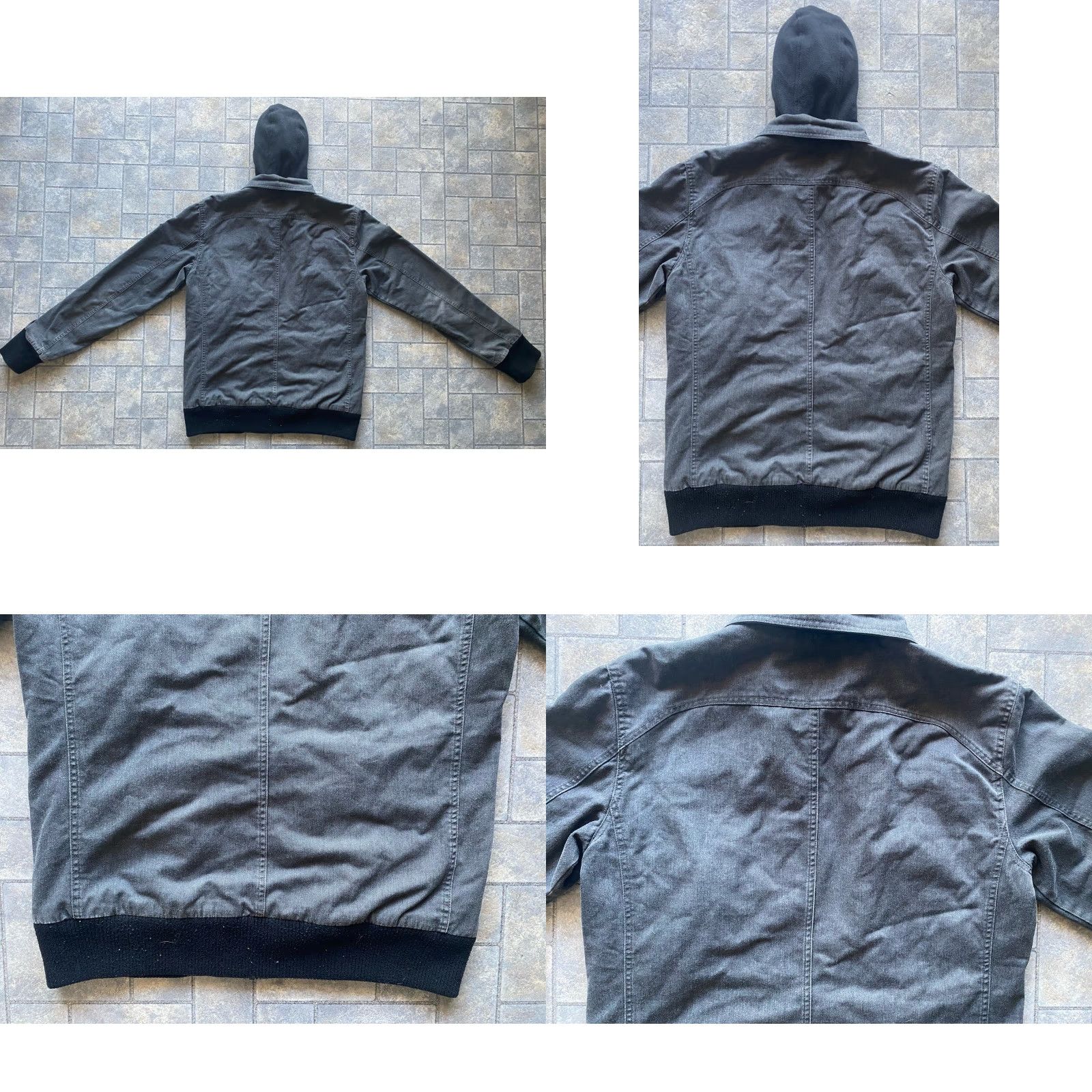 Denime FOX Denim Jacket Hooded Coat Men L Black Regular Denim Hooded Jacket Y2K Men’s Large Fox Size US L / EU 52-54 / 3 - 10 Thumbnail