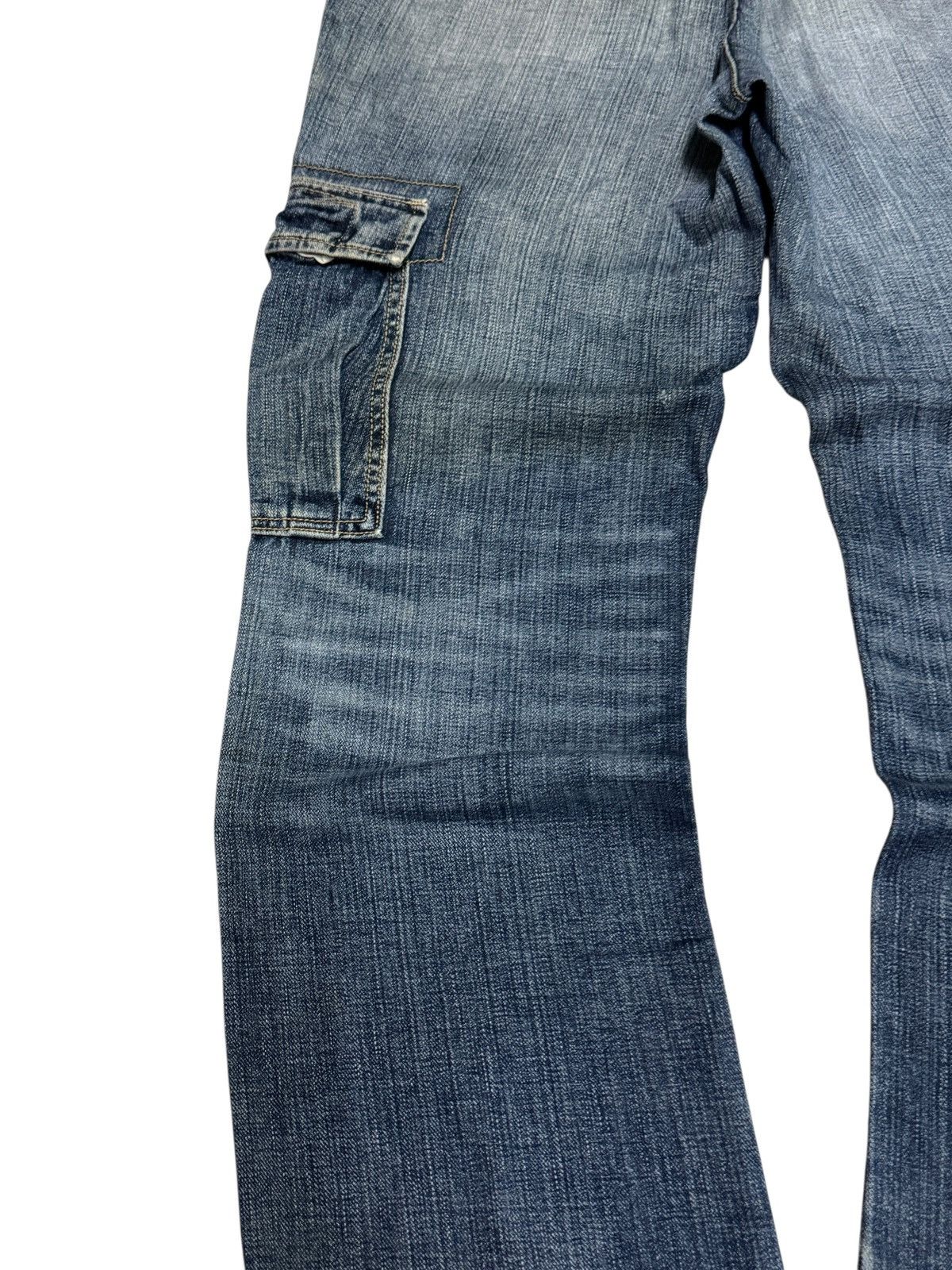 Gap Cargo GAP Multipocket Distressed Denim Pants Size US 33 - 14 Thumbnail