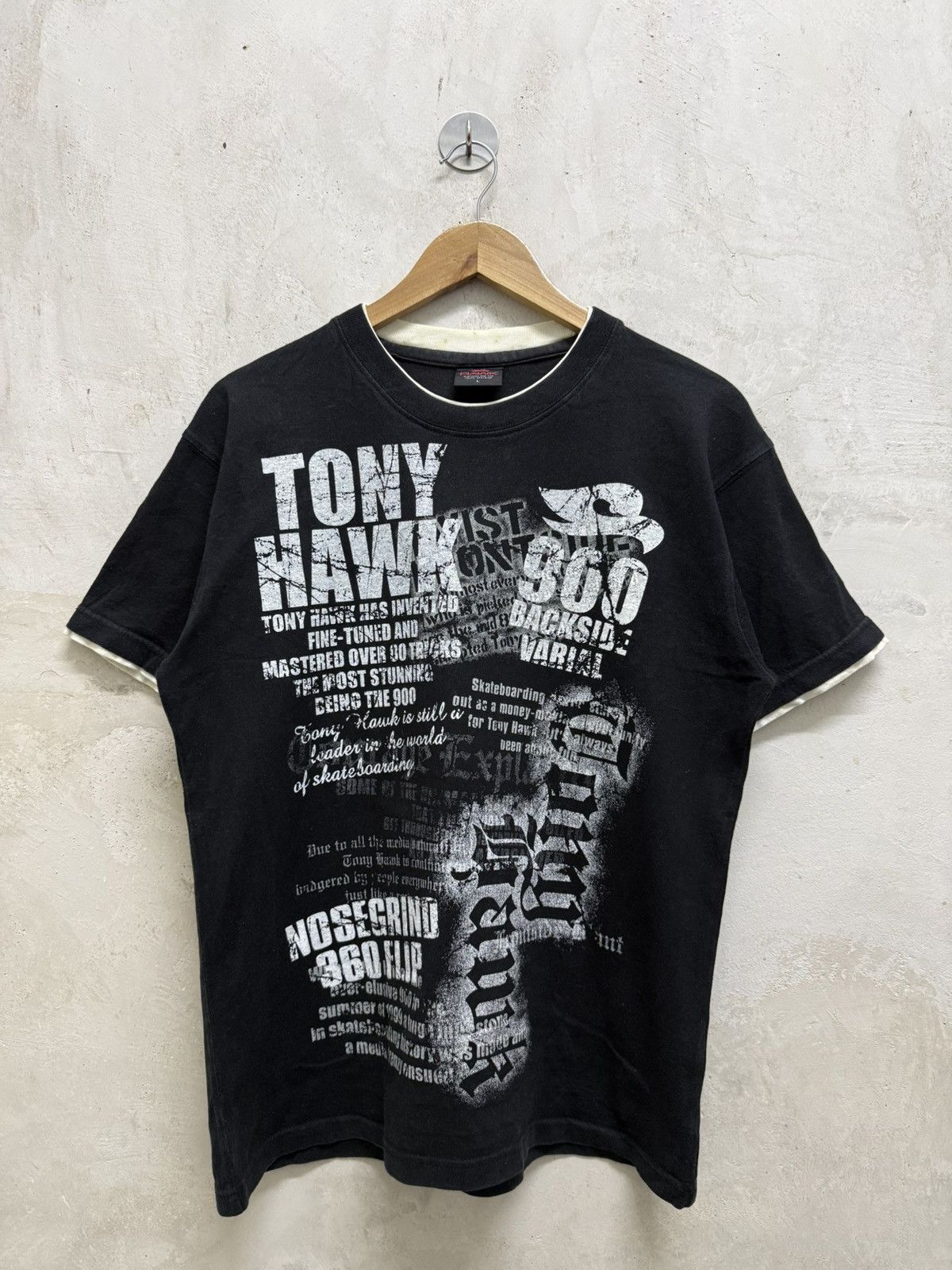 Japanese Brand 2000s Archival Tony Hawk wild poems Shirt y2k Lgb Size US M / EU 48-50 / 2 - 1 Thumbnail