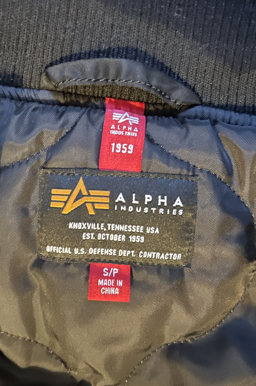 Alpha Industries Bomber alpha industry Size US S / EU 44-46 / 1 - 2 Thumbnail